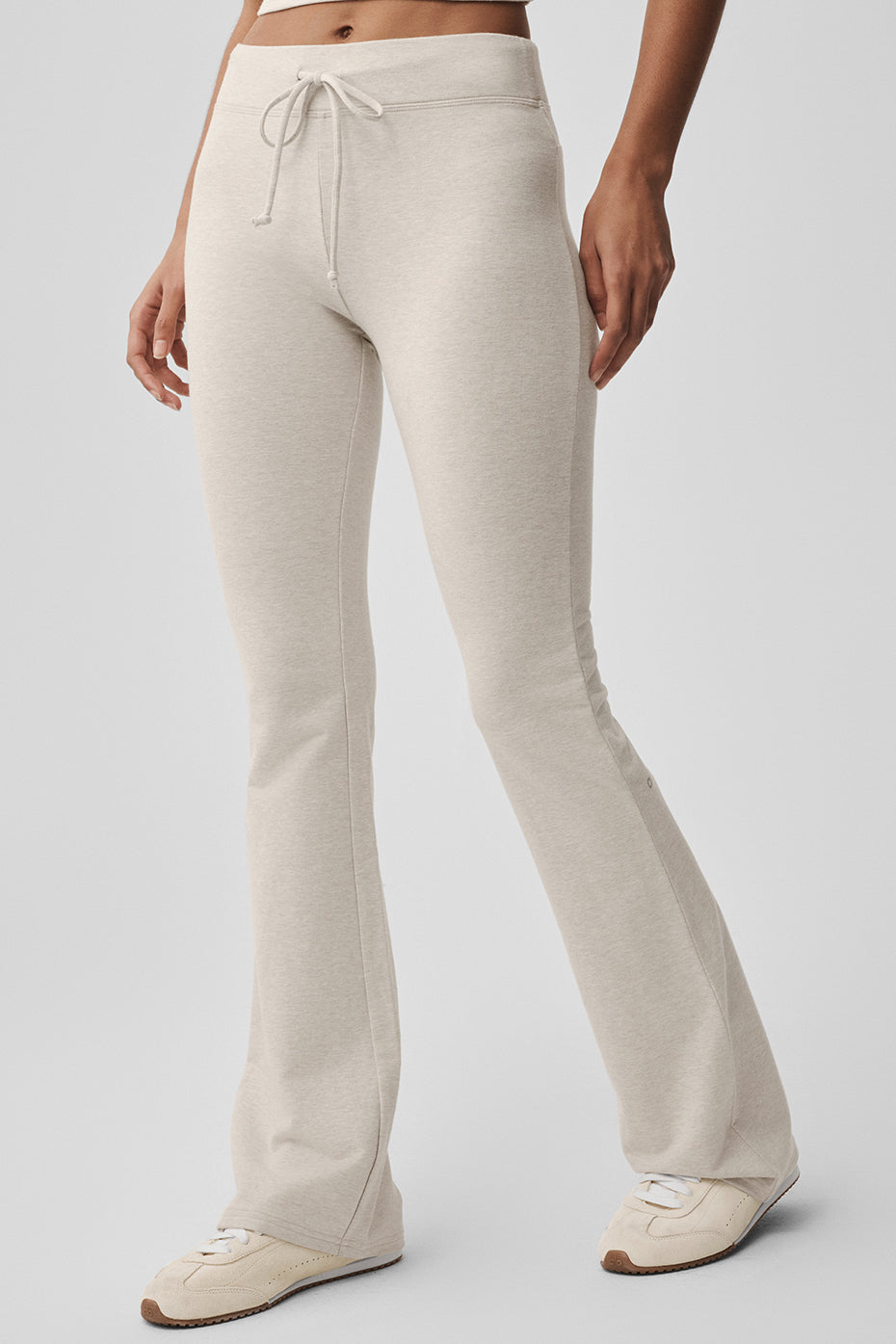 Pantalon de jogging Sway à coupe évasée - Flocons d’avoine chiné