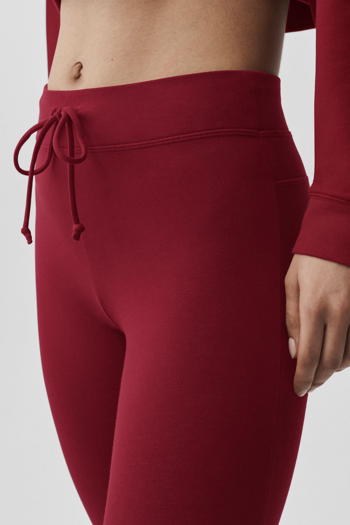 Pantalon de jogging Sway à coupe évasée - Rouge romance d’été
