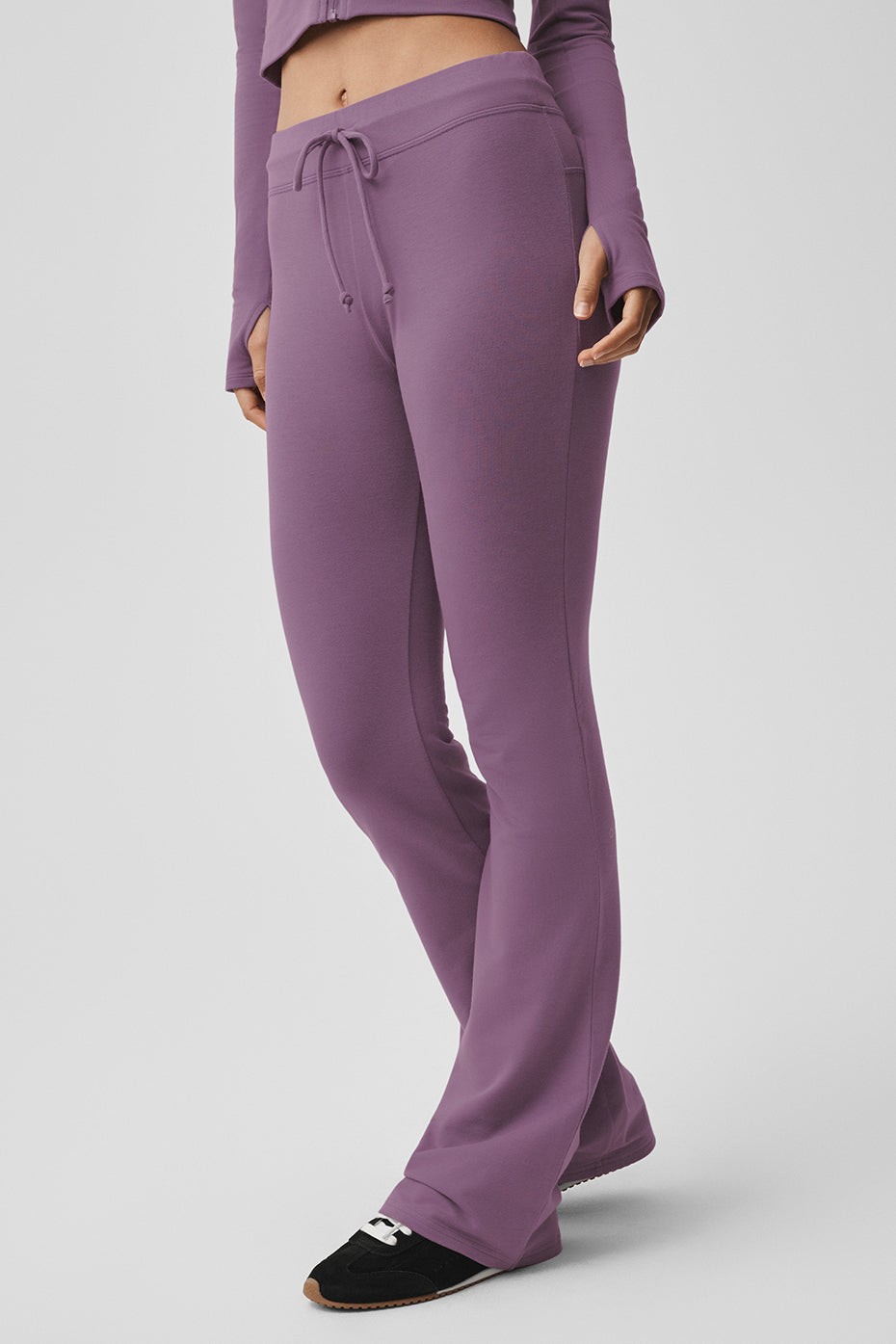 Pantalon de jogging Sway à coupe évasée - Baiser de prune