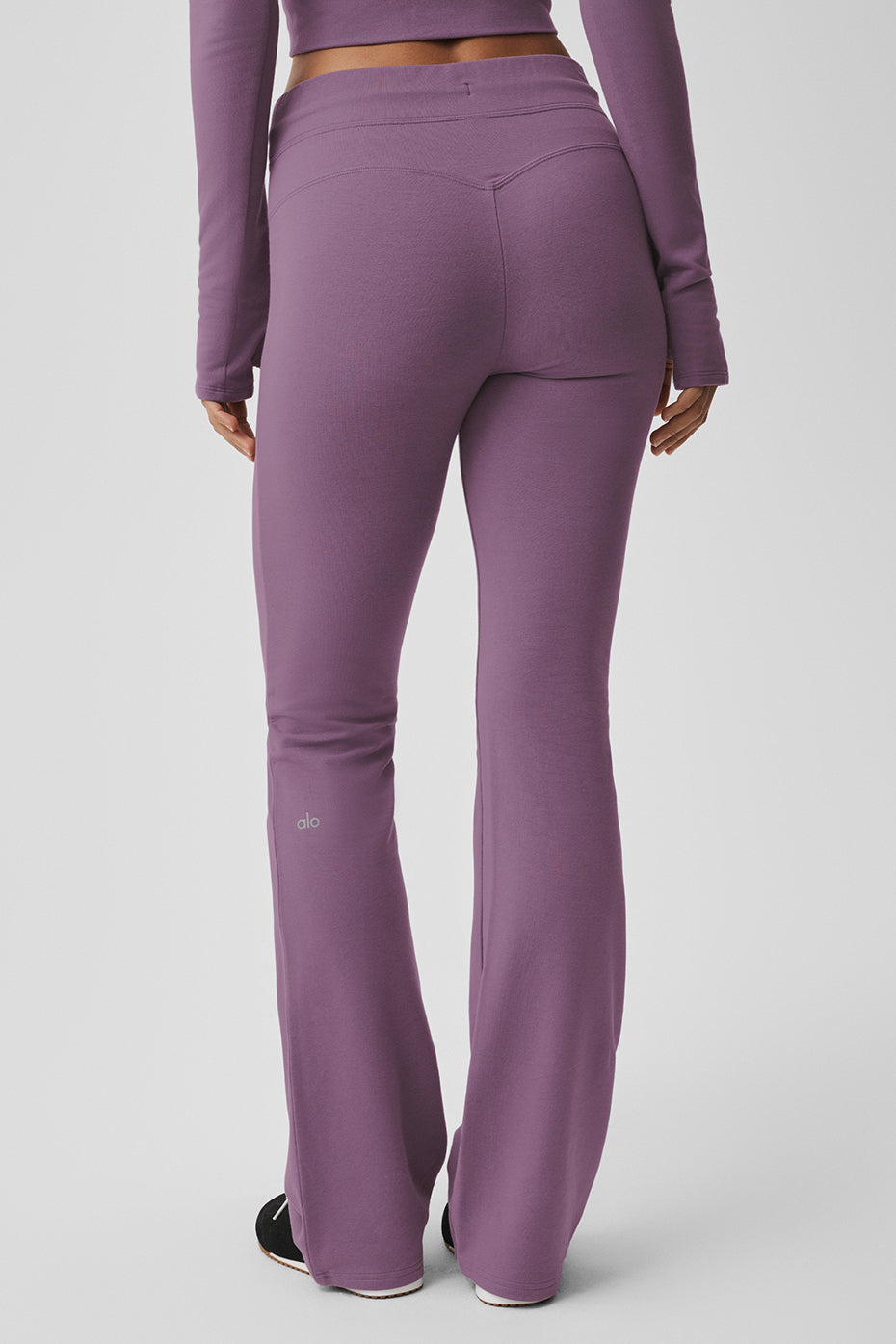 Pantalon de jogging Sway à coupe évasée - Baiser de prune