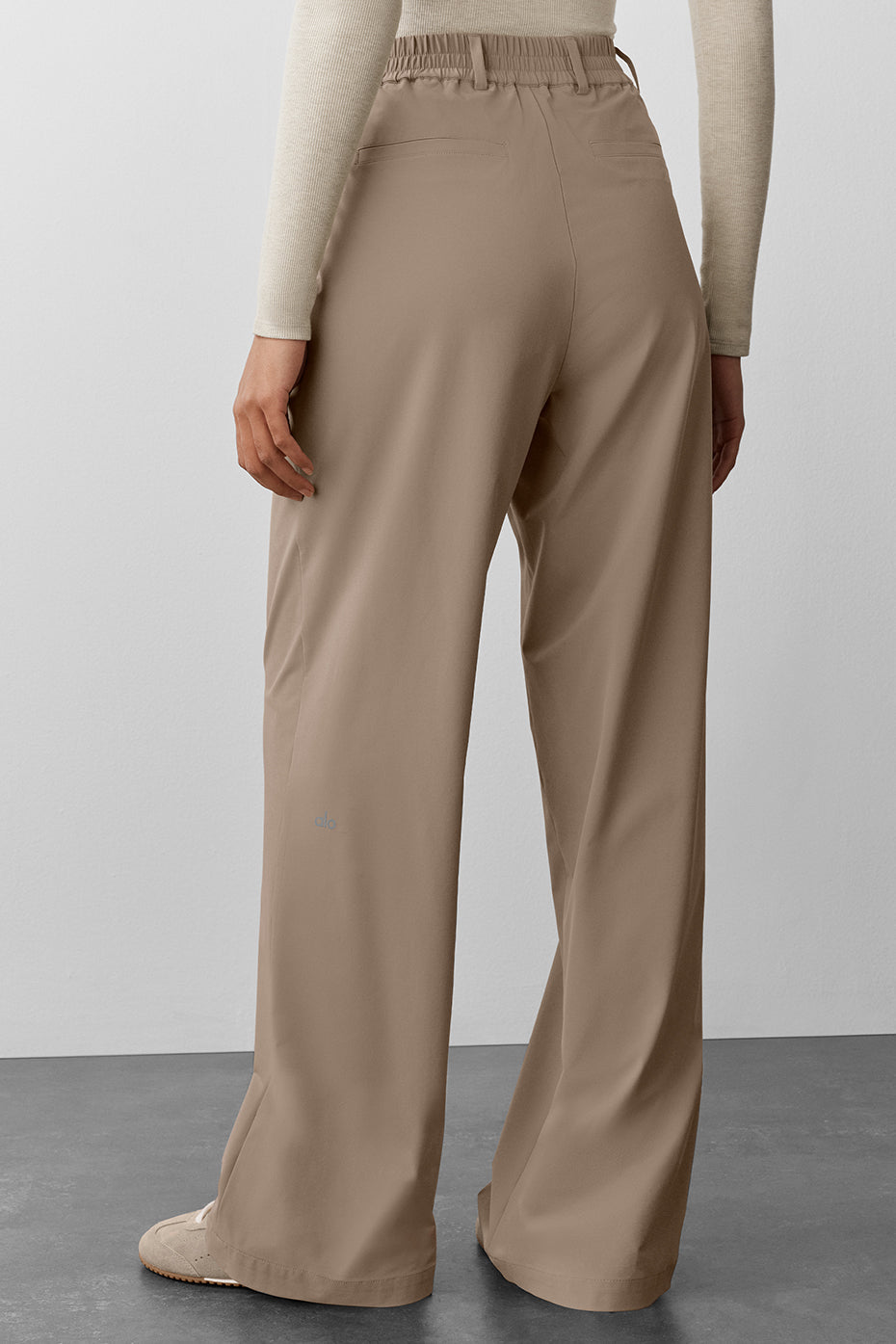 Pantalon taille haute Pursuit (long) - Gravier