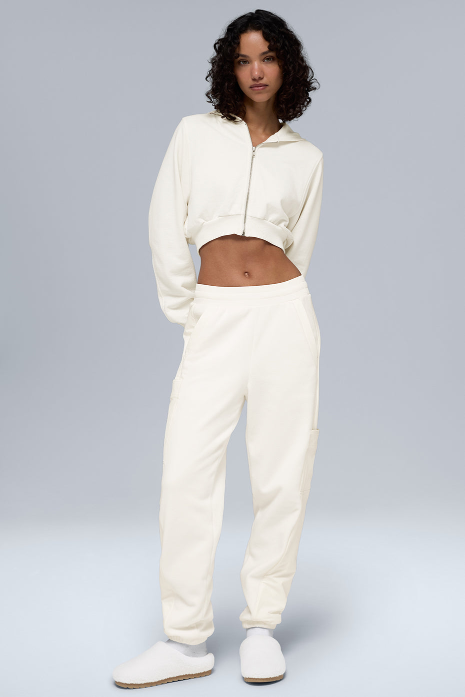 Pantalon Wintry Mix en polaire - Ivoire