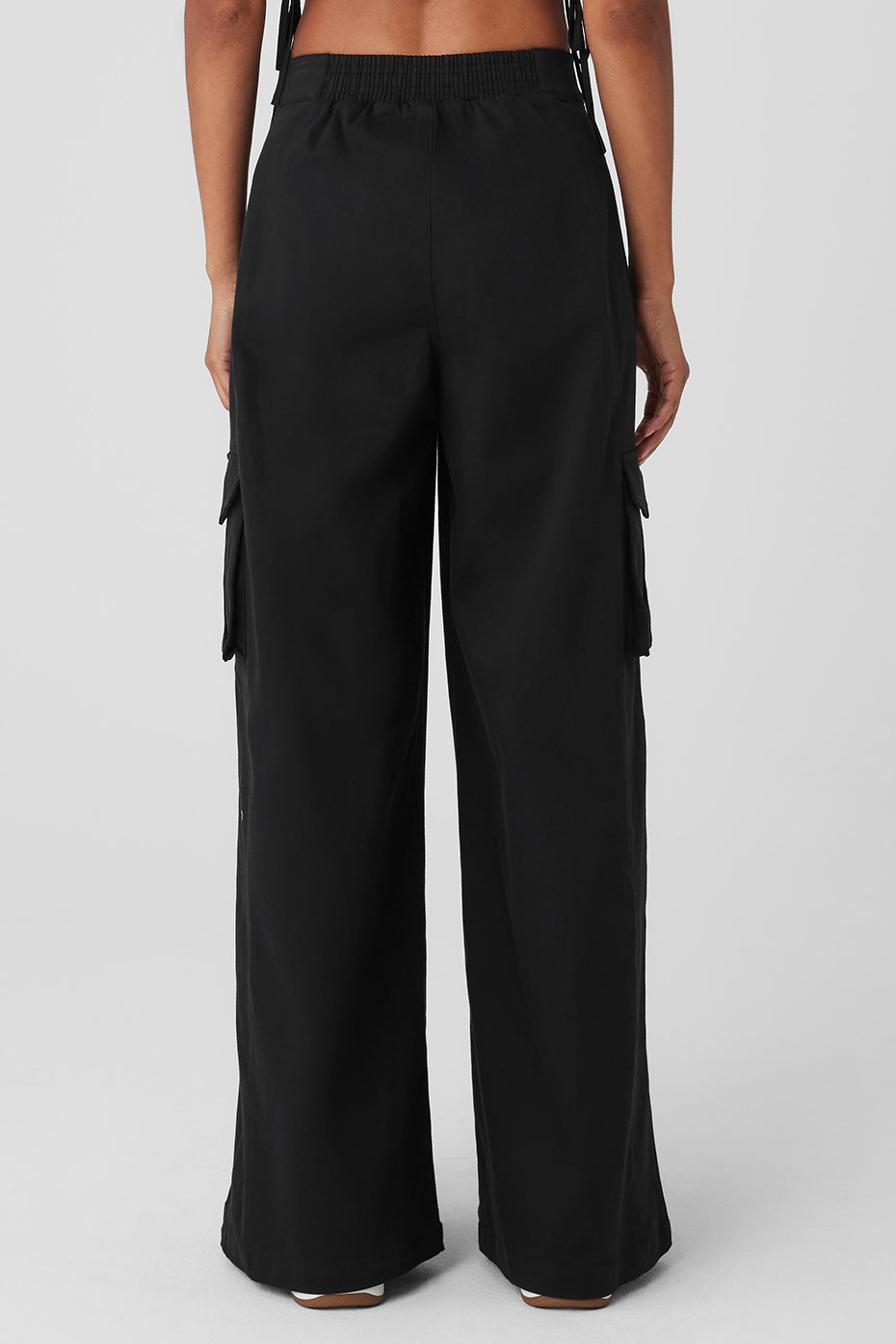 Pantalon cargo large Show Off (long) - Noir