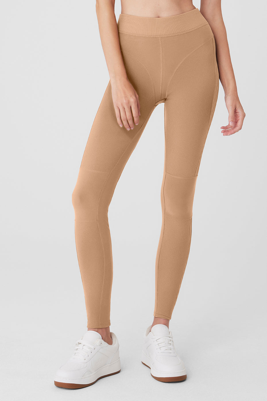 Legging taille haute Alosoft Head Start - Amande grillée