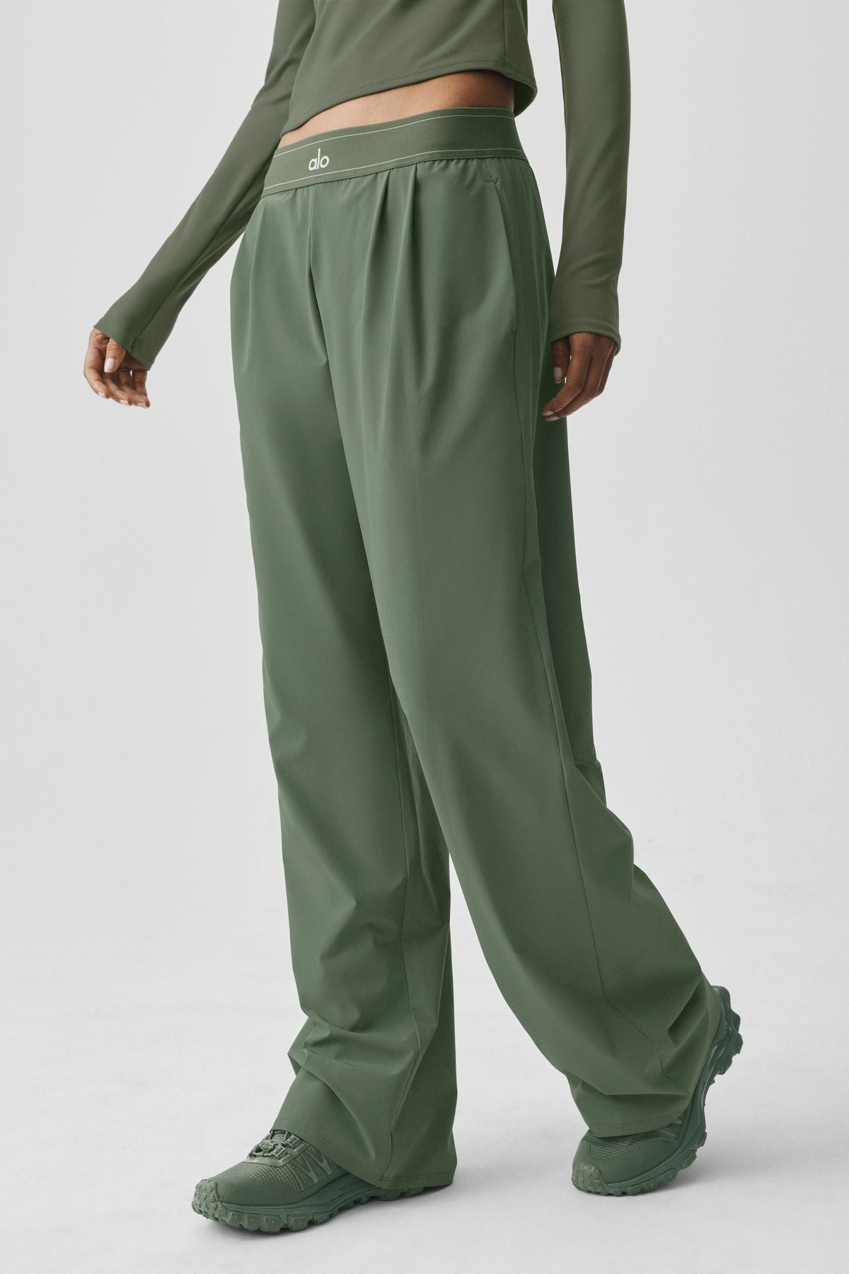 Pantalon Suit Up (court) - Vert bambou