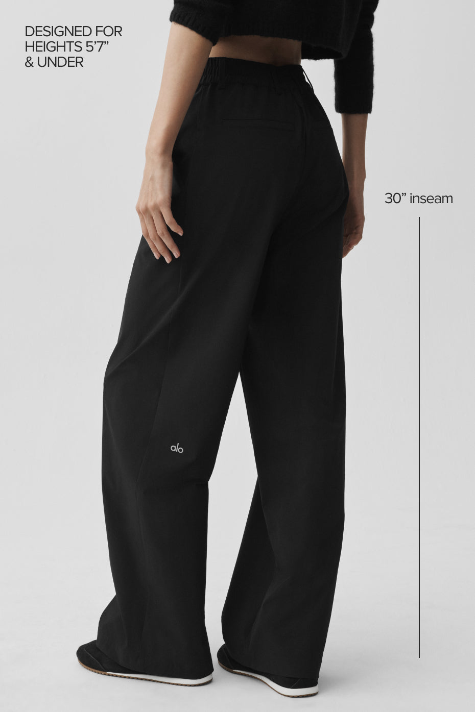 Pantalon taille haute Pursuit (standard) - Noir