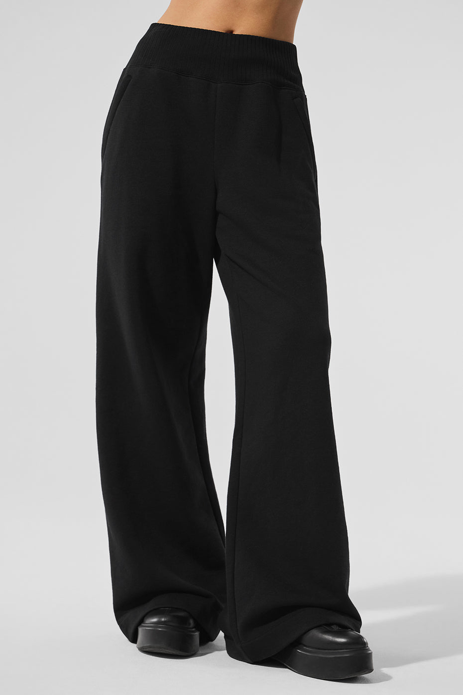 Pantalon de jogging large Serenity - Noir