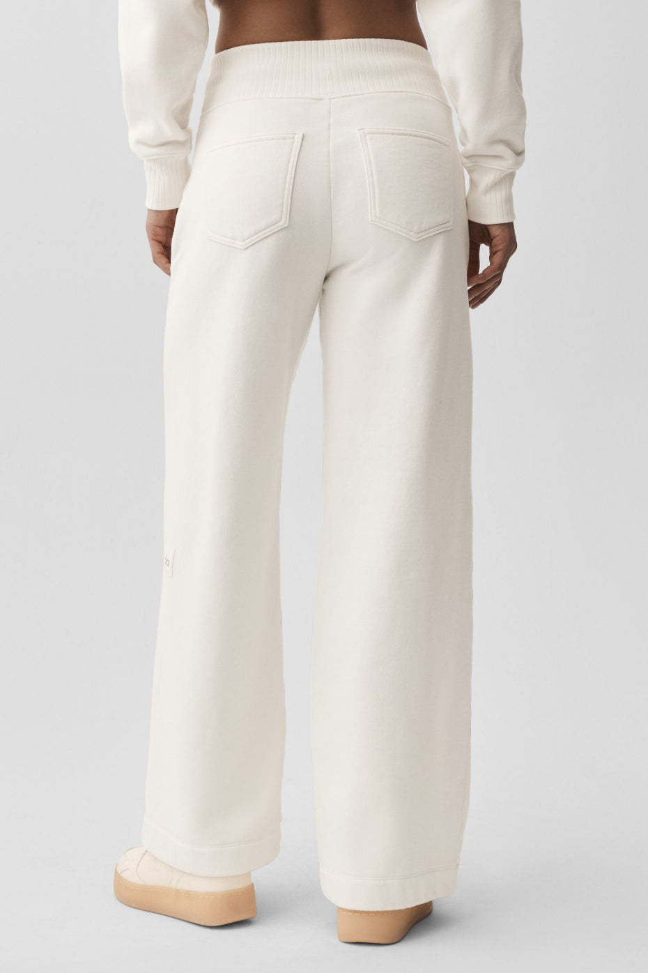 Pantalon de jogging large Serenity - Ivoire