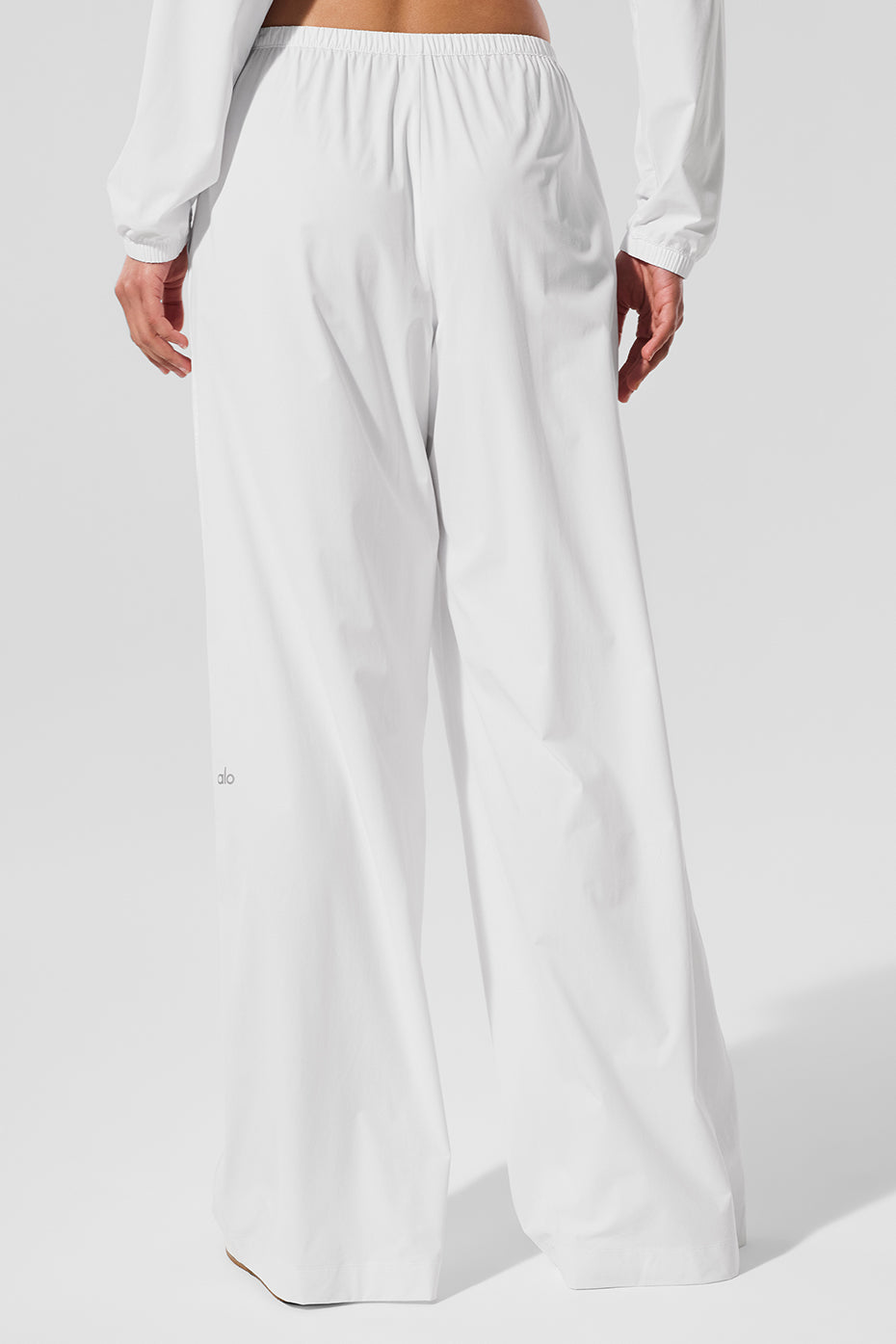 Pantalon large Breezy (long) - Blanc