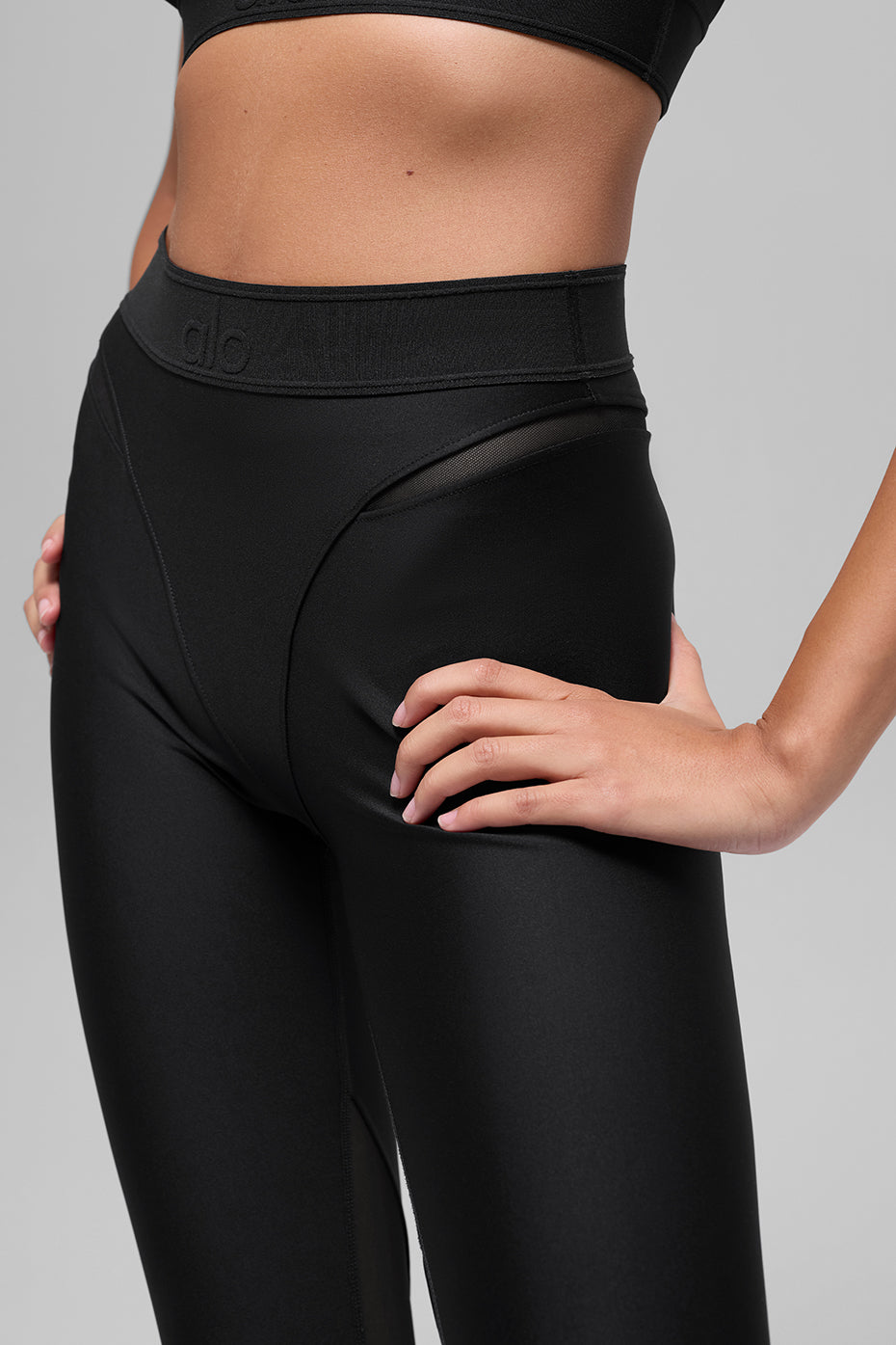 Legging 7/8 taille haute Airlift Rebel - Noir