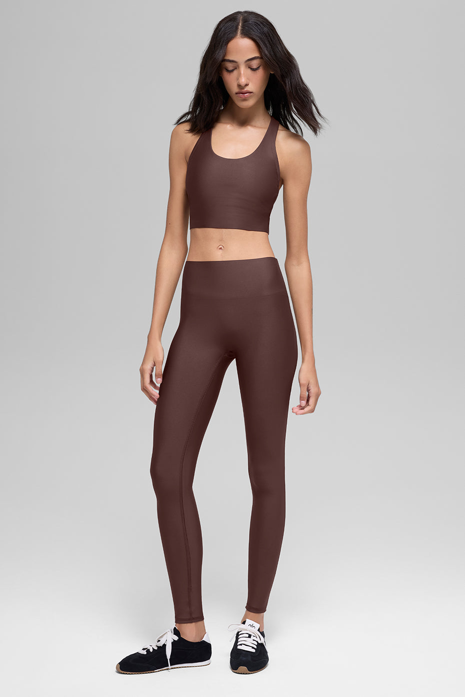Legging taille haute Airlift Sleek - Brun pierre