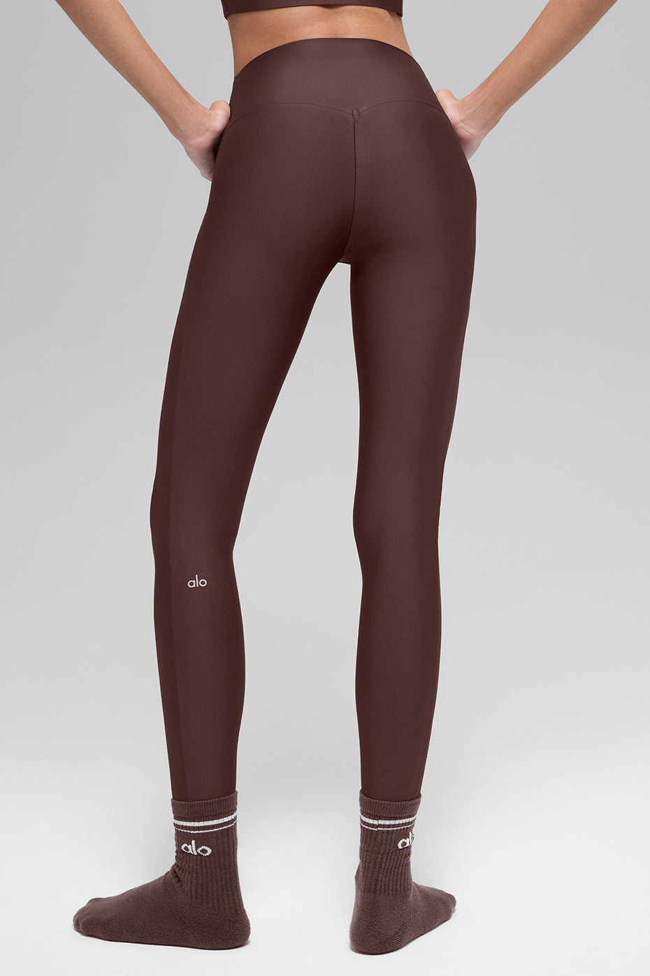 Legging taille haute Airlift Sleek - Brun pierre