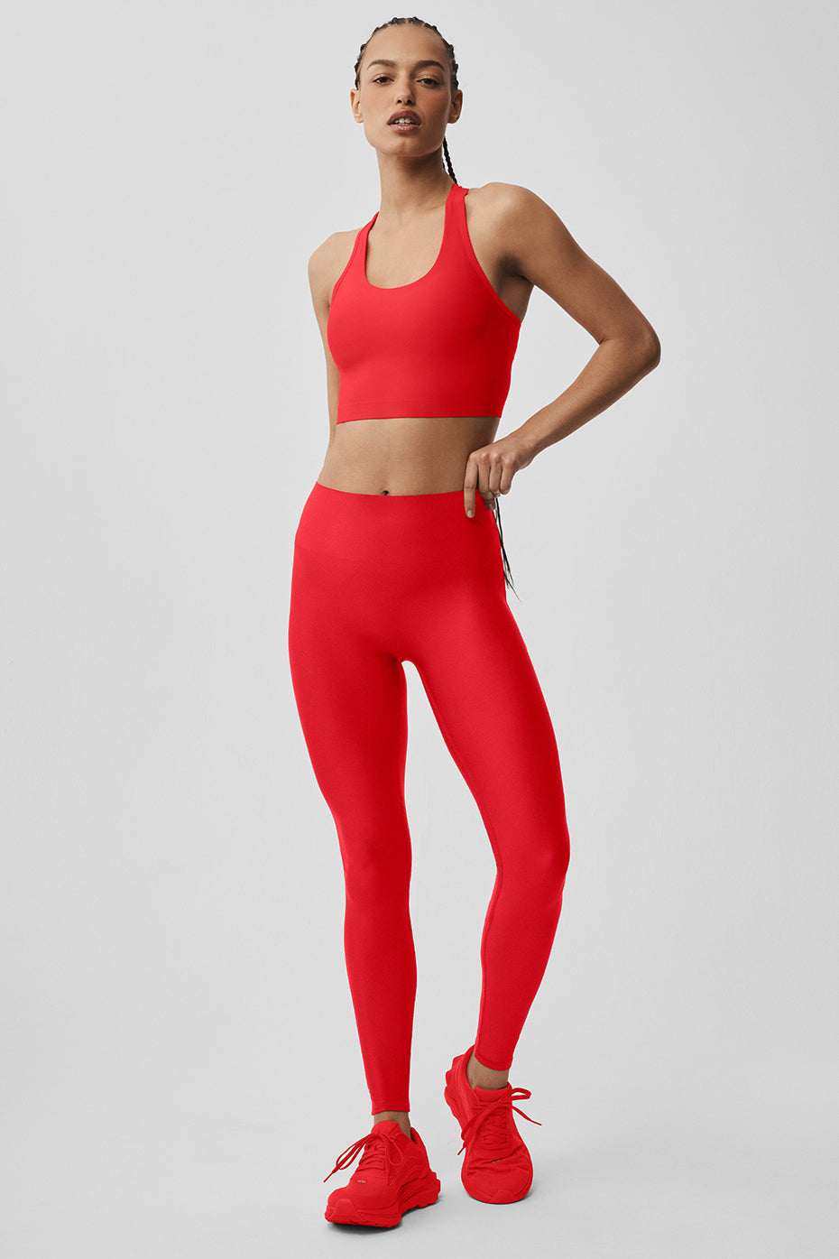 Legging taille haute Airlift Sleek - Rouge vif
