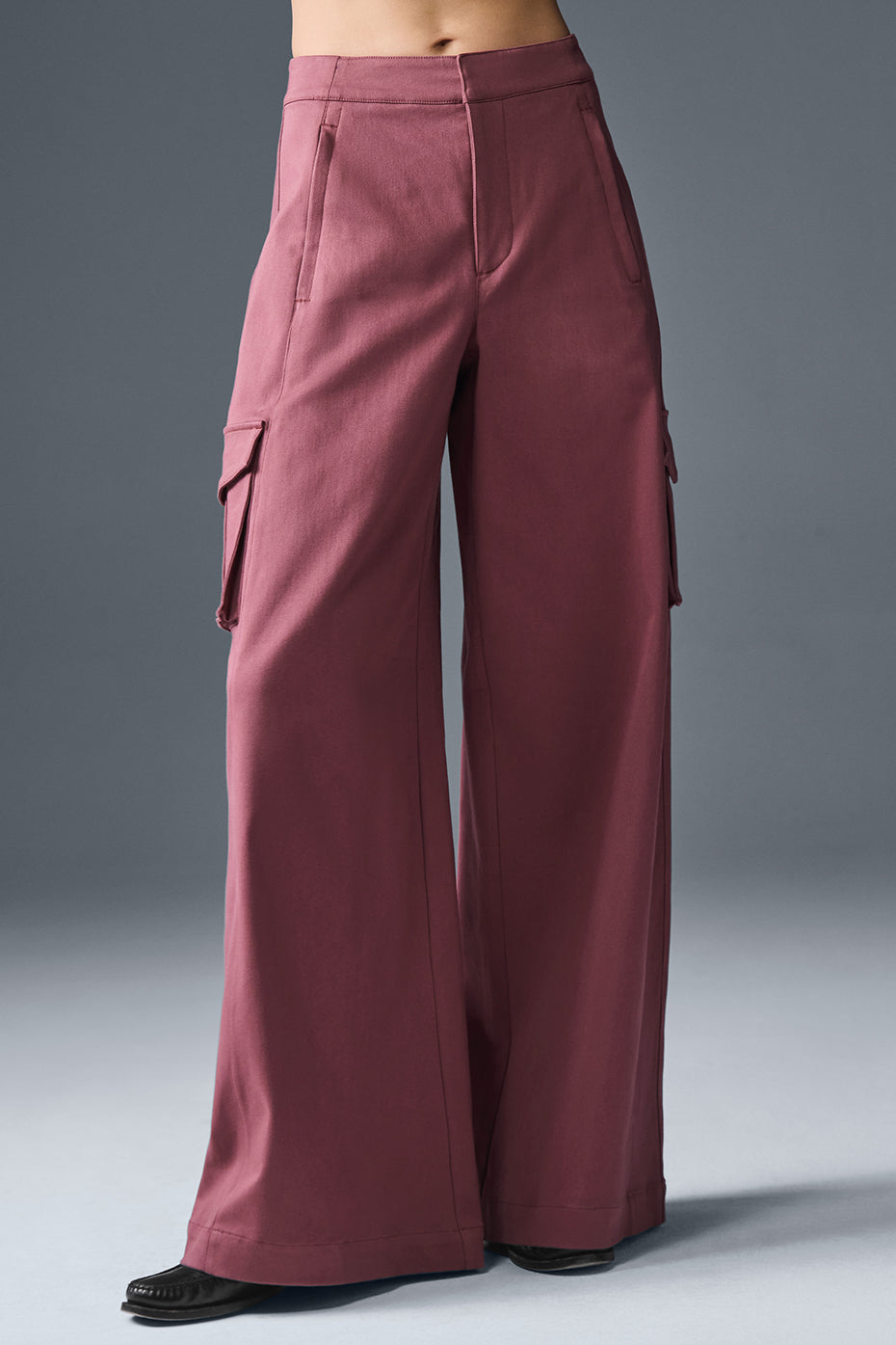Pantalon cargo large Show Off (standard) - Bordeaux truffe