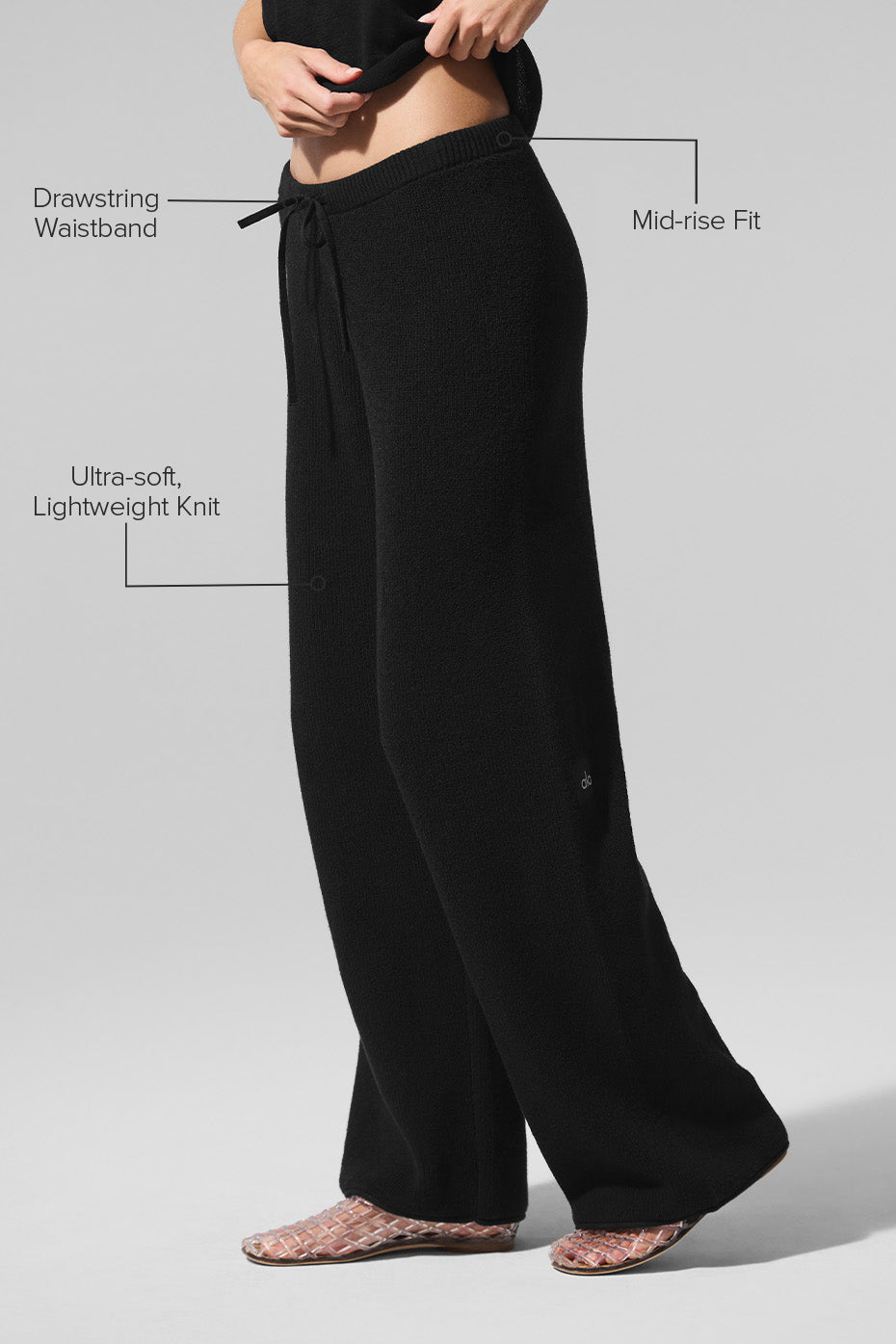 Pantalon Supernatural en maille - Noir