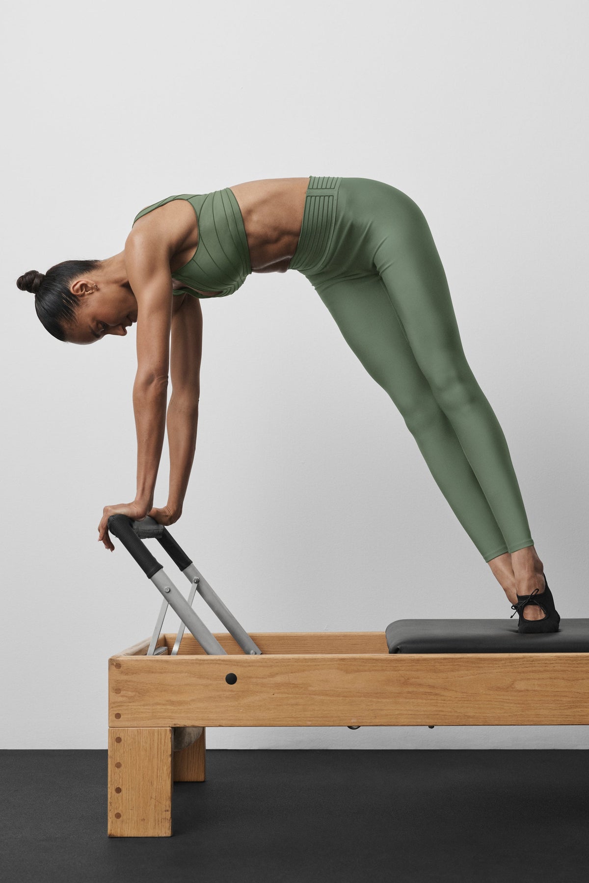 Legging 7/8 taille haute Airlift Lotus - Vert bambou