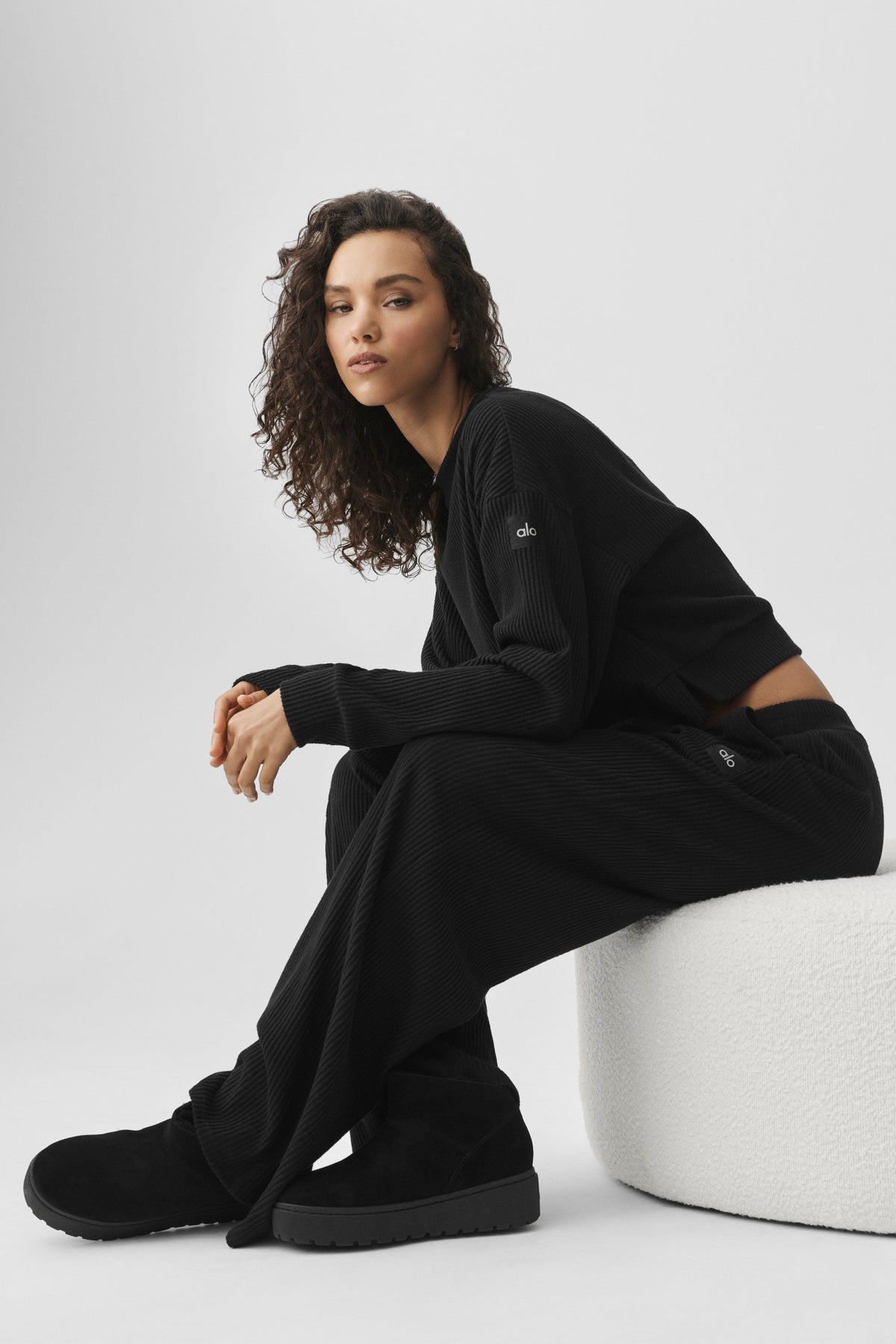 Pantalon large Muse - Noir