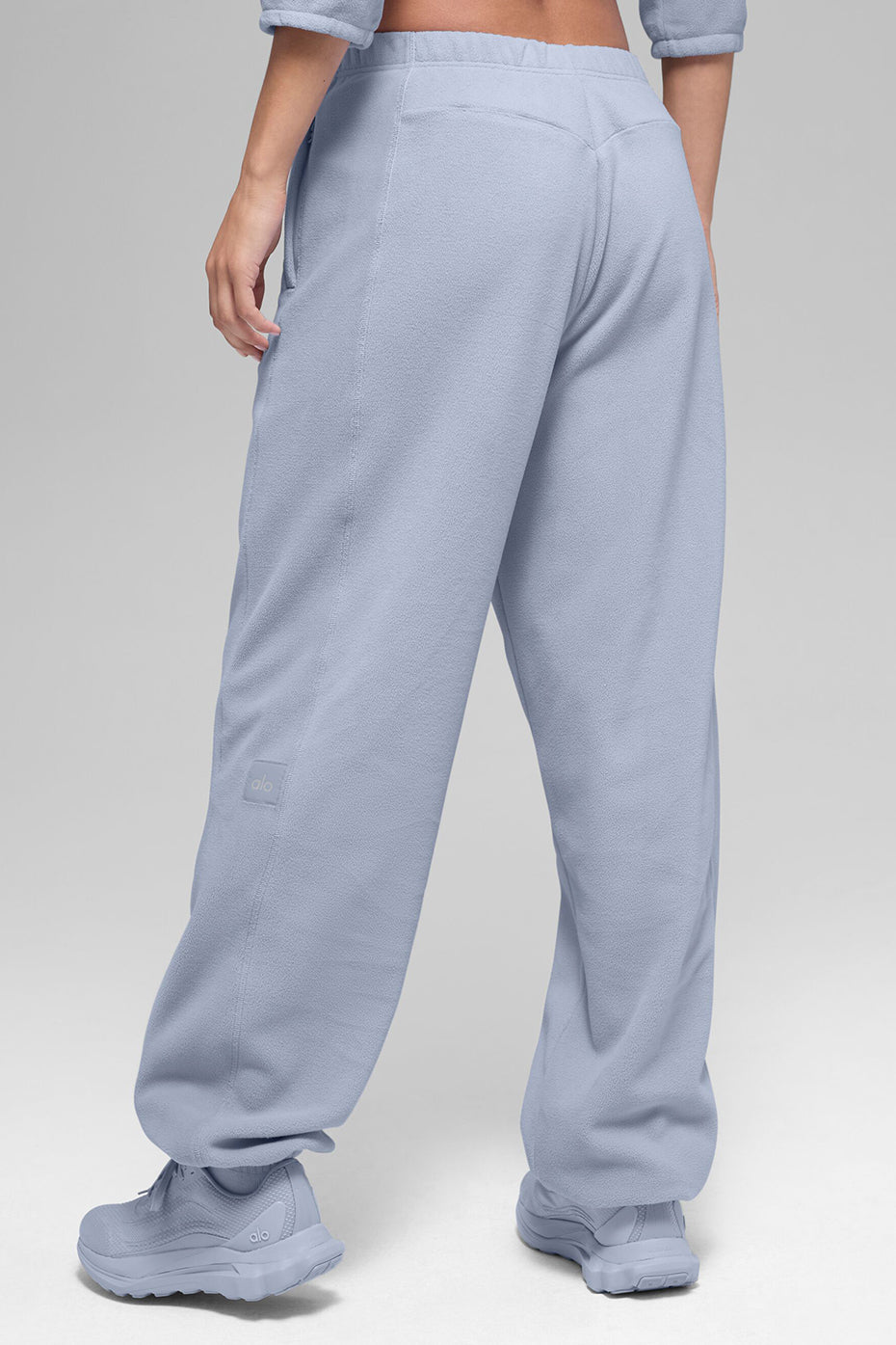 Pantalon de jogging taille haute Retreat en polaire - Givre d’hiver