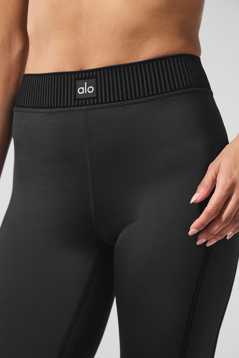 Legging corsaire taille haute Airlift Line Up - Noir