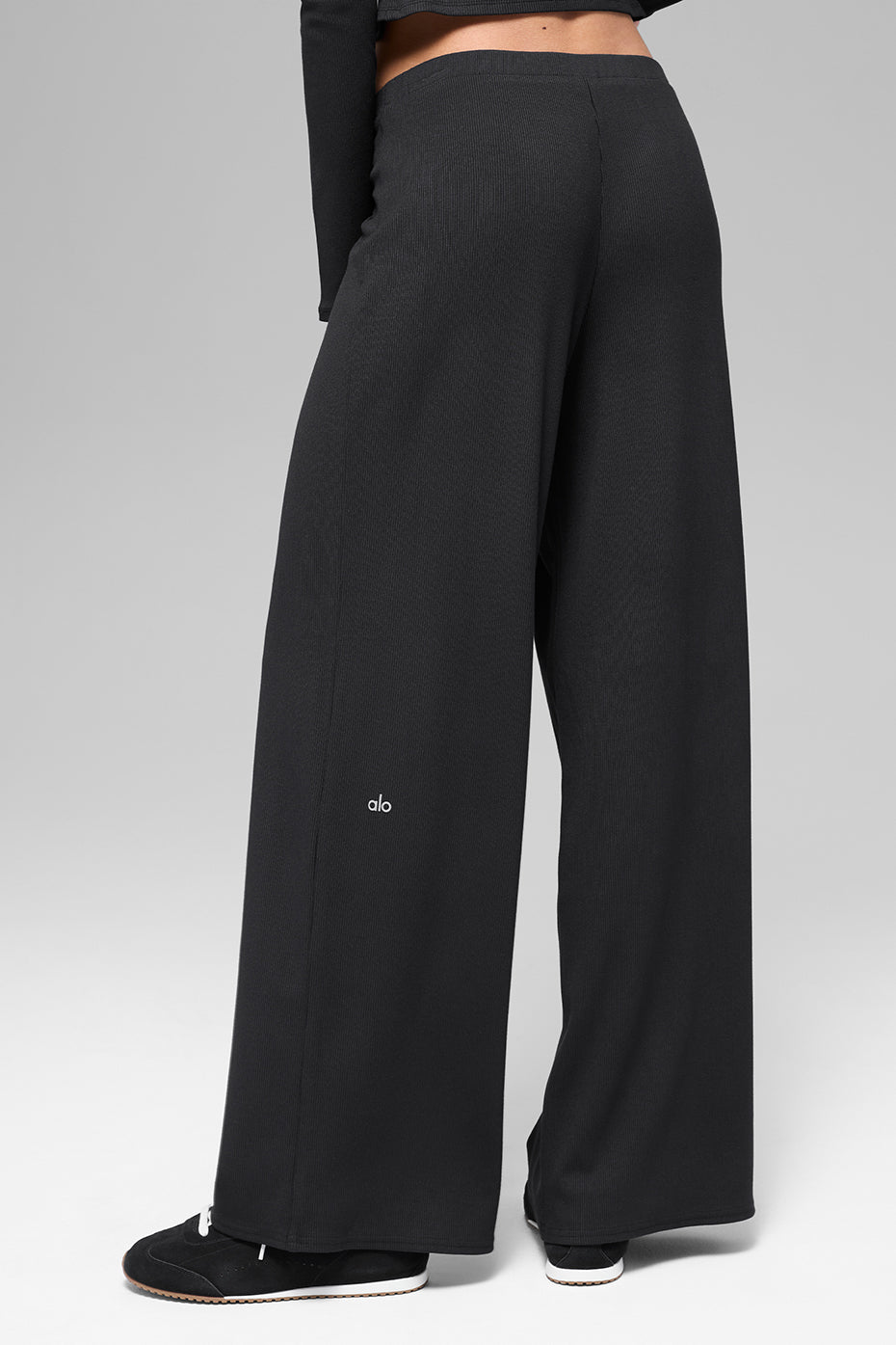 Pantalon droit taille mi-haute Dreamlight - Noir