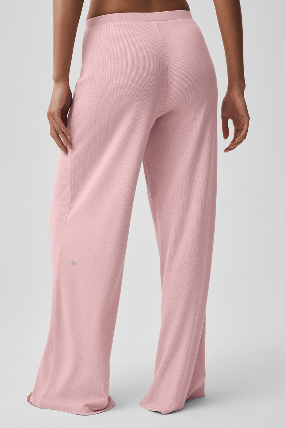 Pantalon droit taille mi-haute Dreamlight - Rose vintage