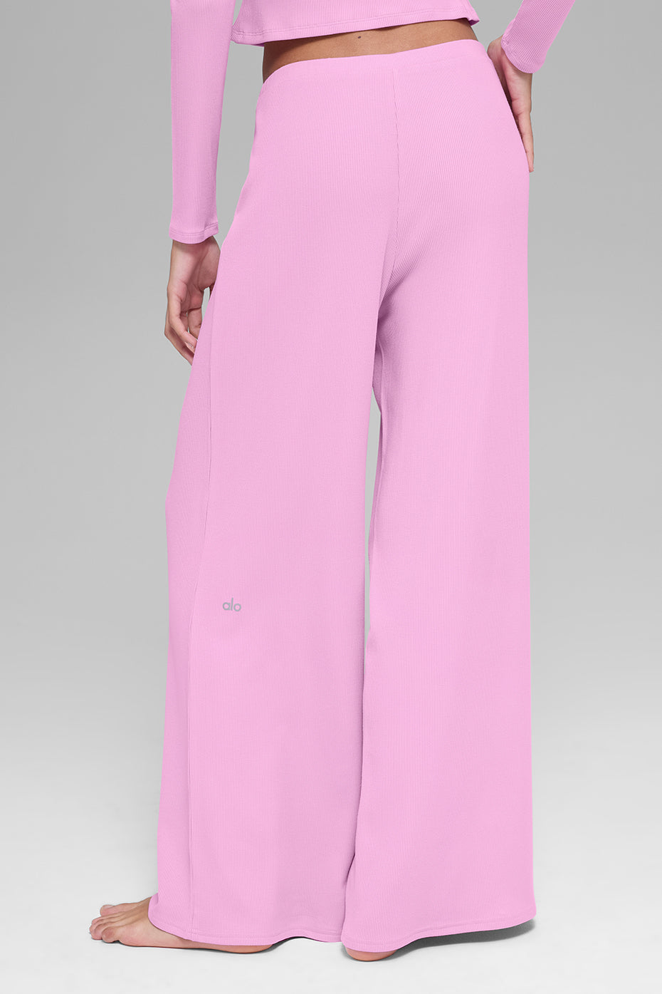 Pantalon droit taille mi-haute Dreamlight - Rose cœur de bonbon