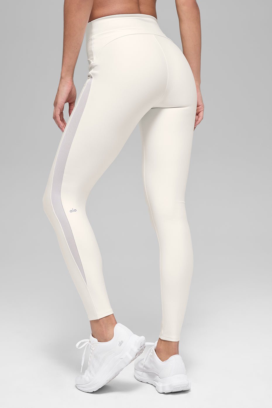 Legging taille haute Airlift Infatuation en résille - Ivoire