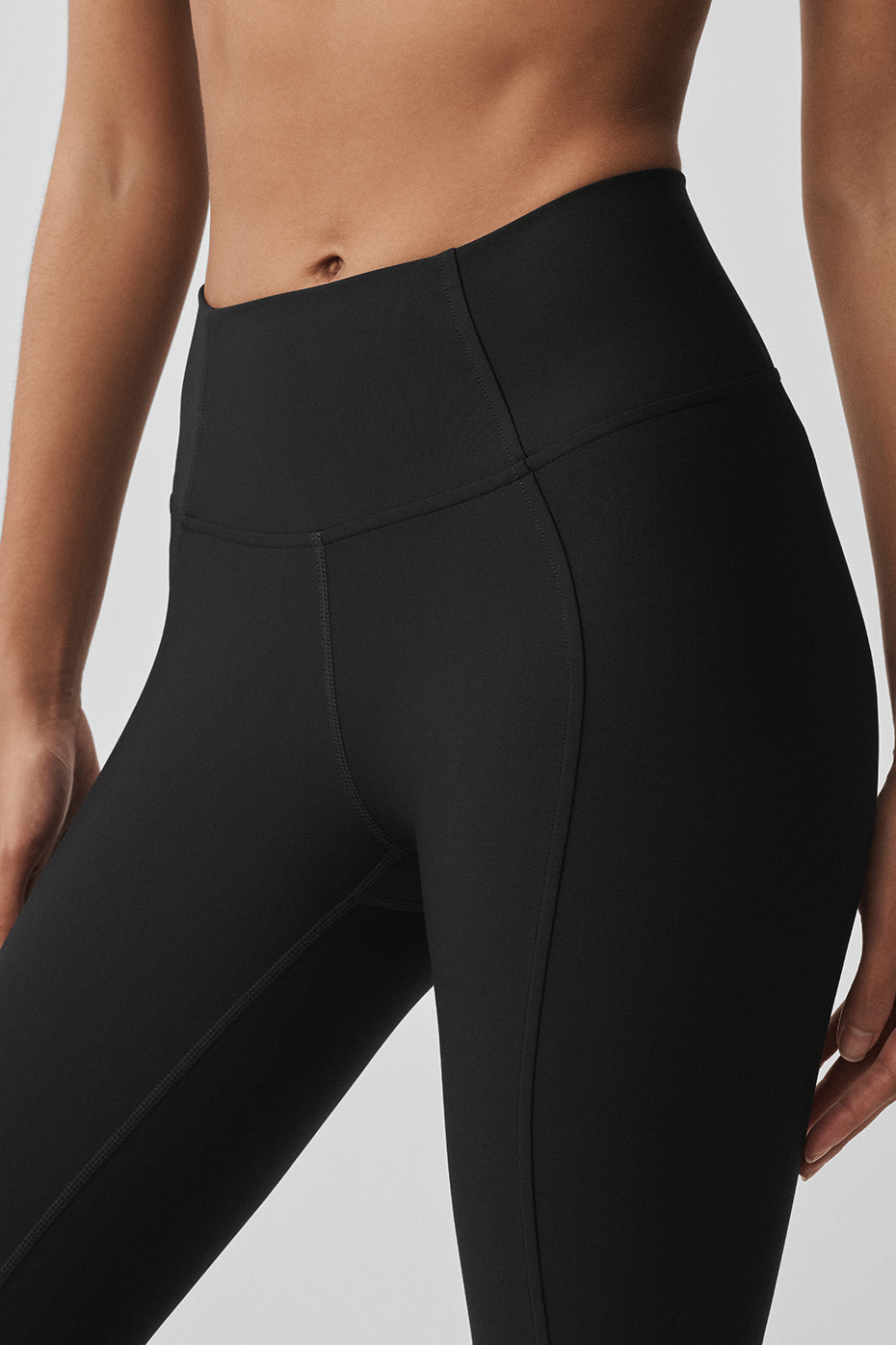 Legging 7/8 taille haute Airlift Fine Line - Noir