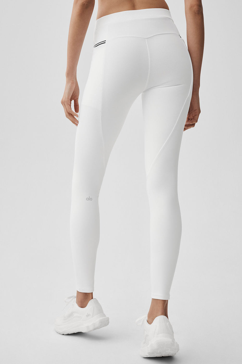 Legging taille haute Airbrush Fast Track - Blanc/Noir