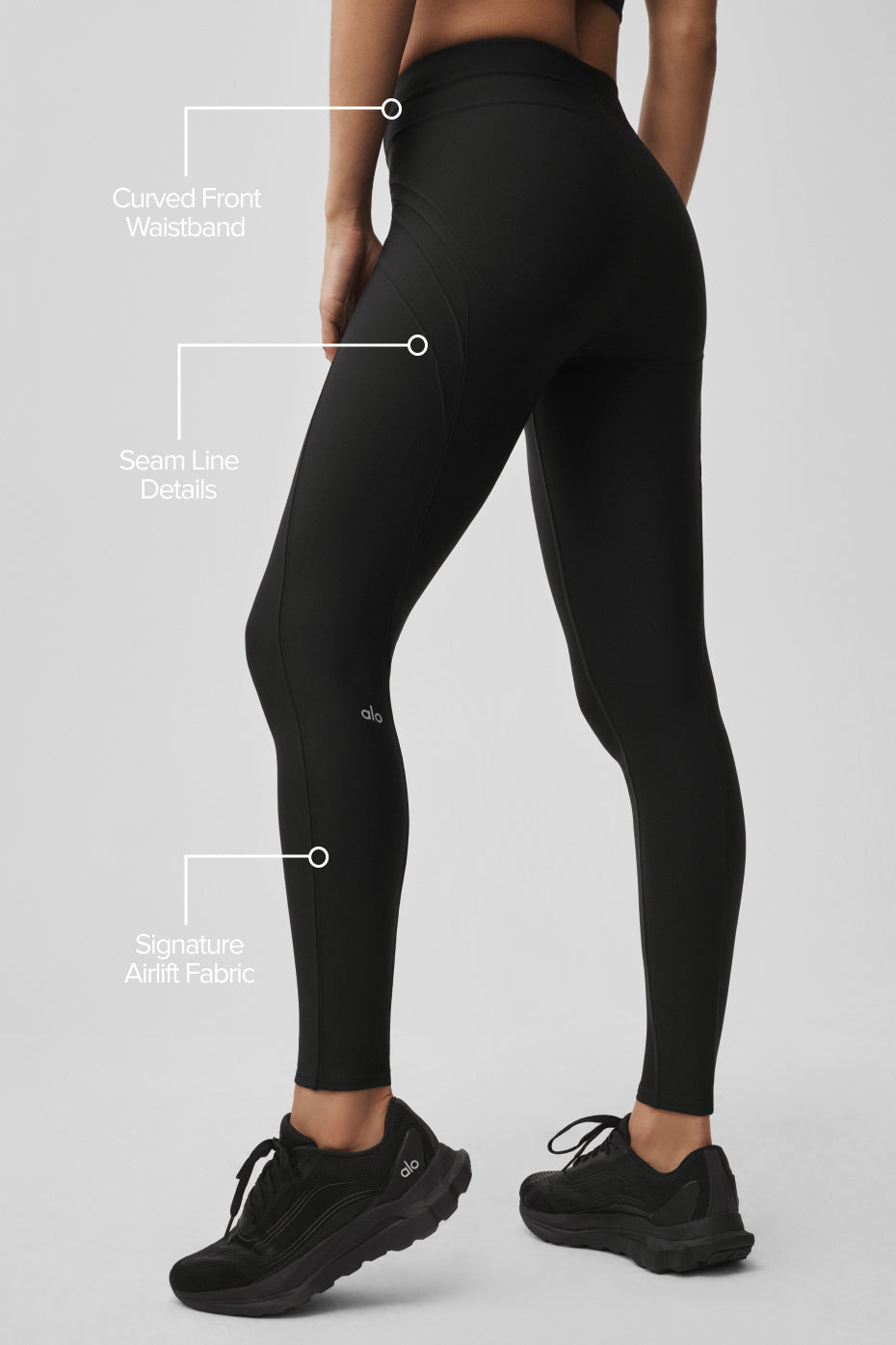 Legging taille haute Airlift Evolve - Noir