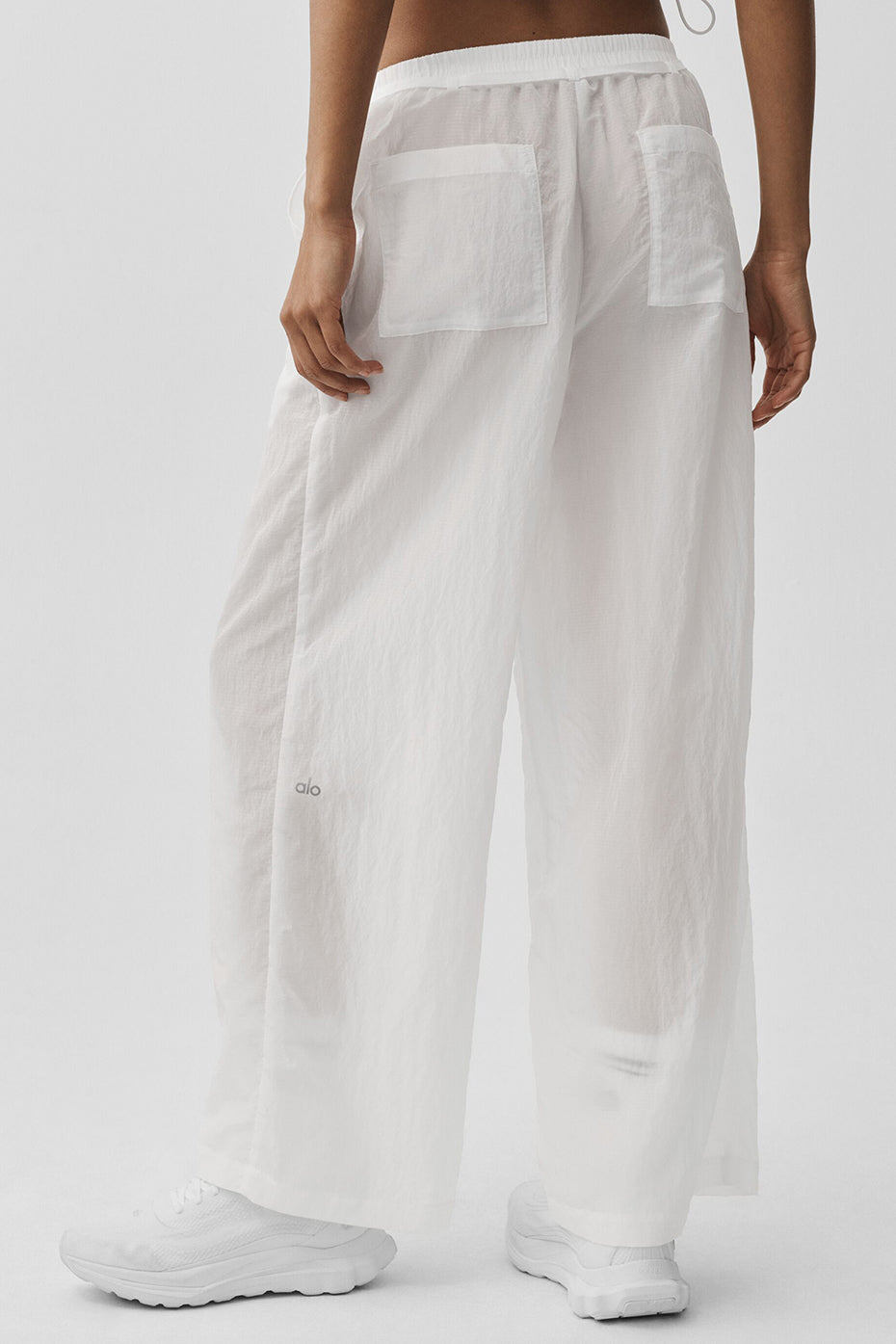Pantalon droit Electric en tissu indéchirable - Blanc