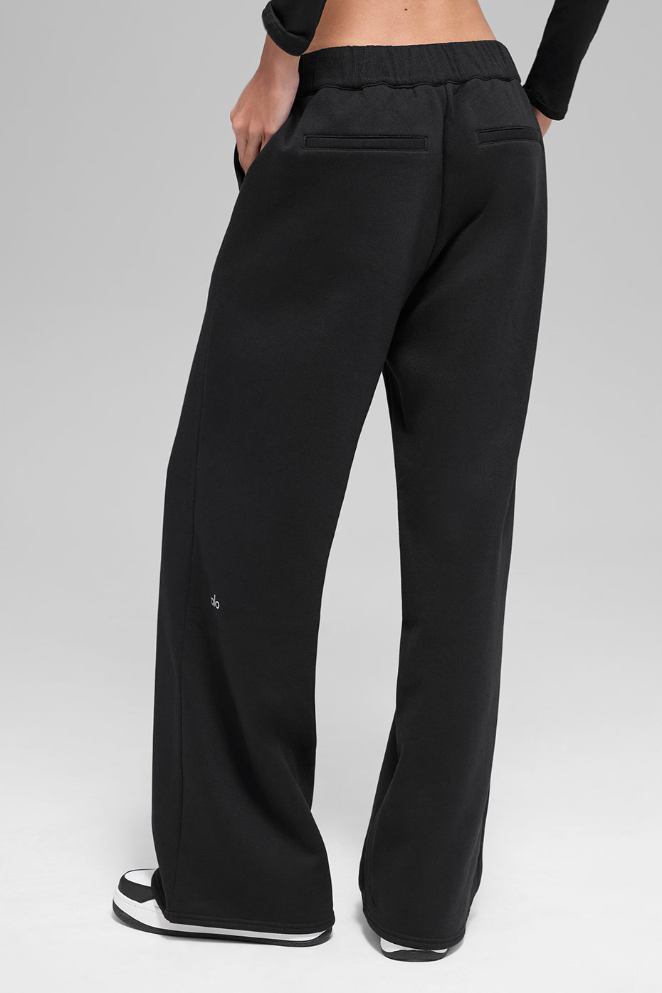 Pantalon de jogging habillé taille haute - Noir
