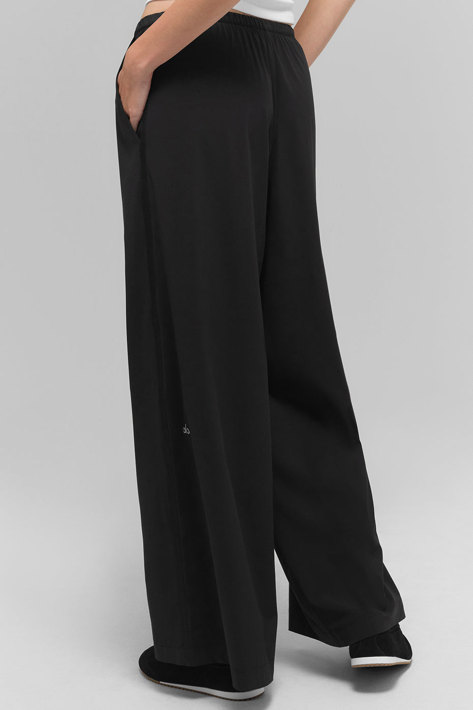 Pantalon large Breezy (standard) - Noir