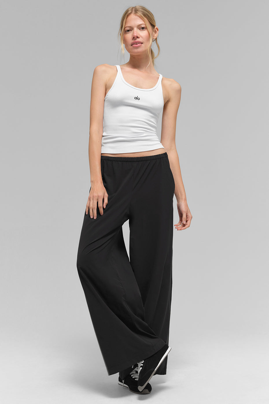 Pantalon large Breezy (standard) - Noir