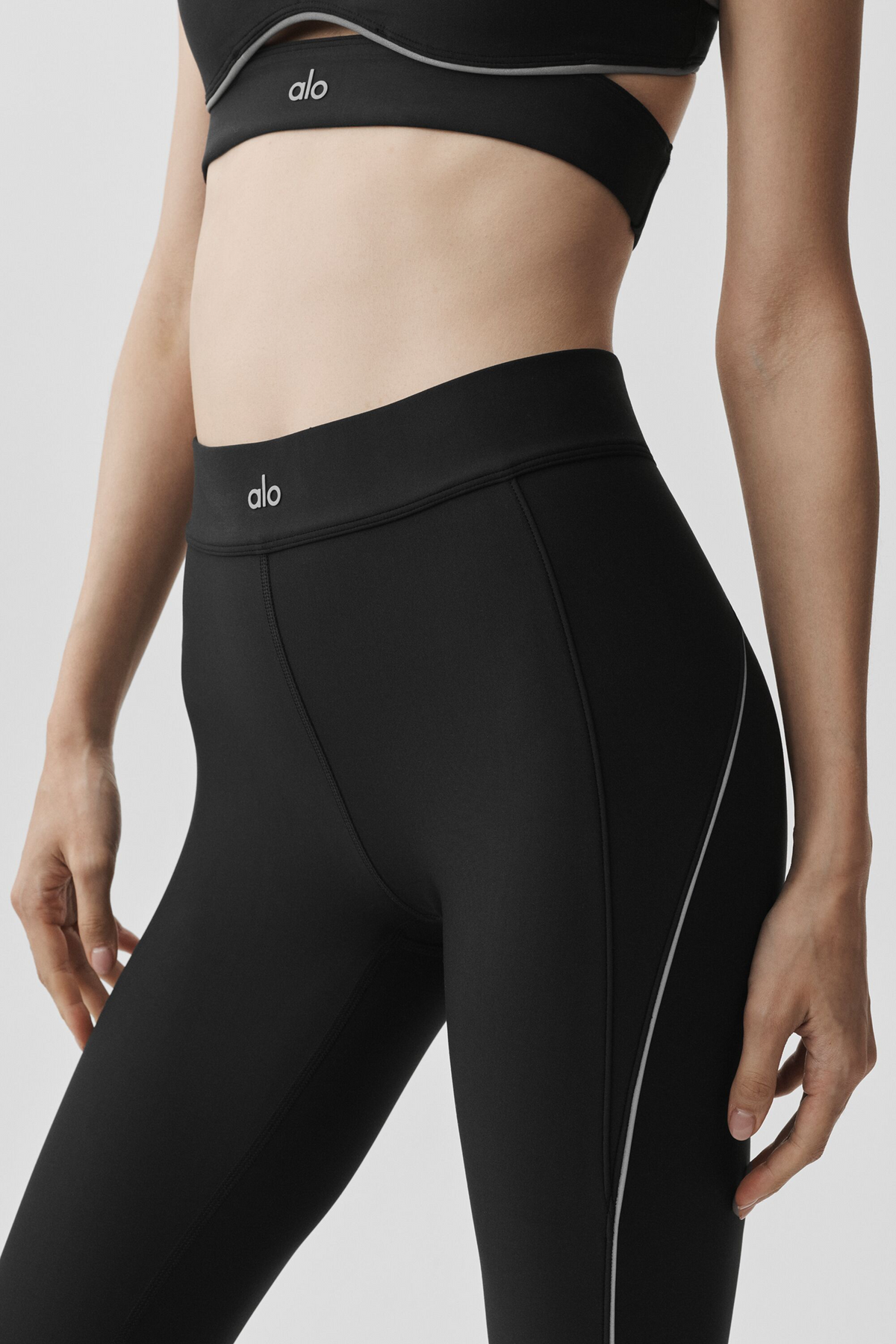 Legging 7/8 taille haute Airlift Speedwork - Noir