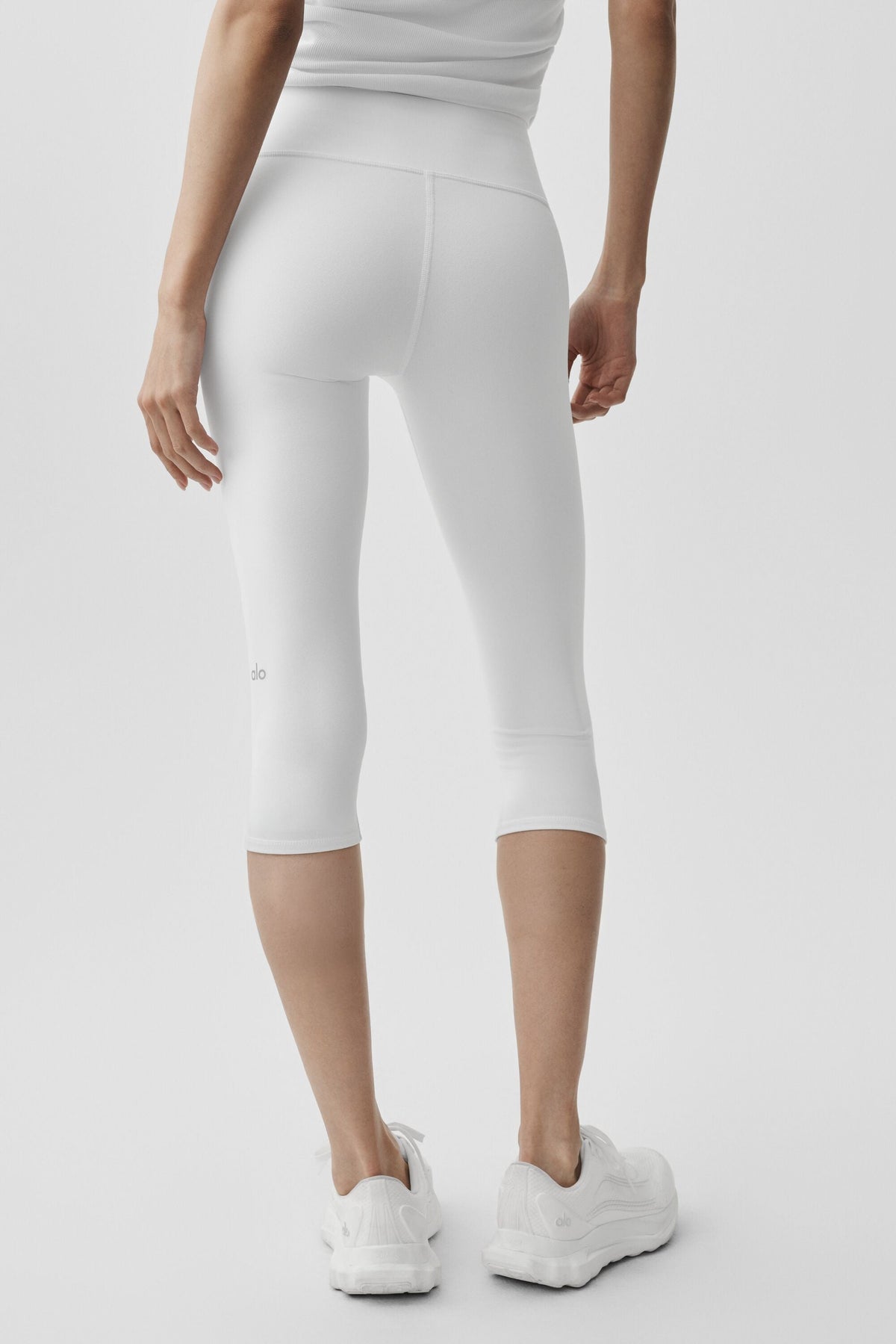 Legging corsaire taille haute Airbrush de 16 pouces - Blanc