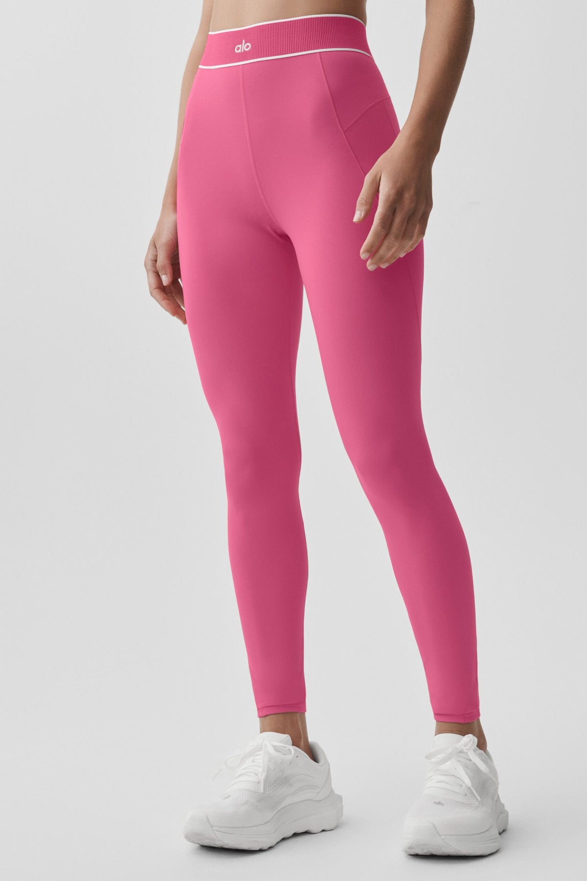Legging taille haute ALO Softsculpt Amp It Up - Rose paradis