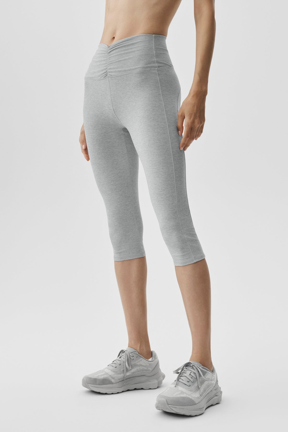 Legging corsaire taille haute Alosoft Intuition - Chiné sport vintage