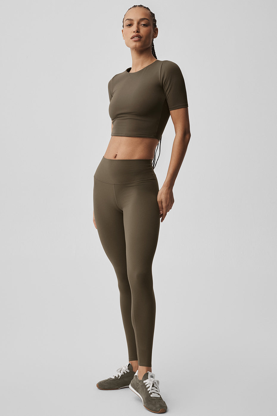 Legging 7/8 taille haute ALO Softsculpt - Olivier