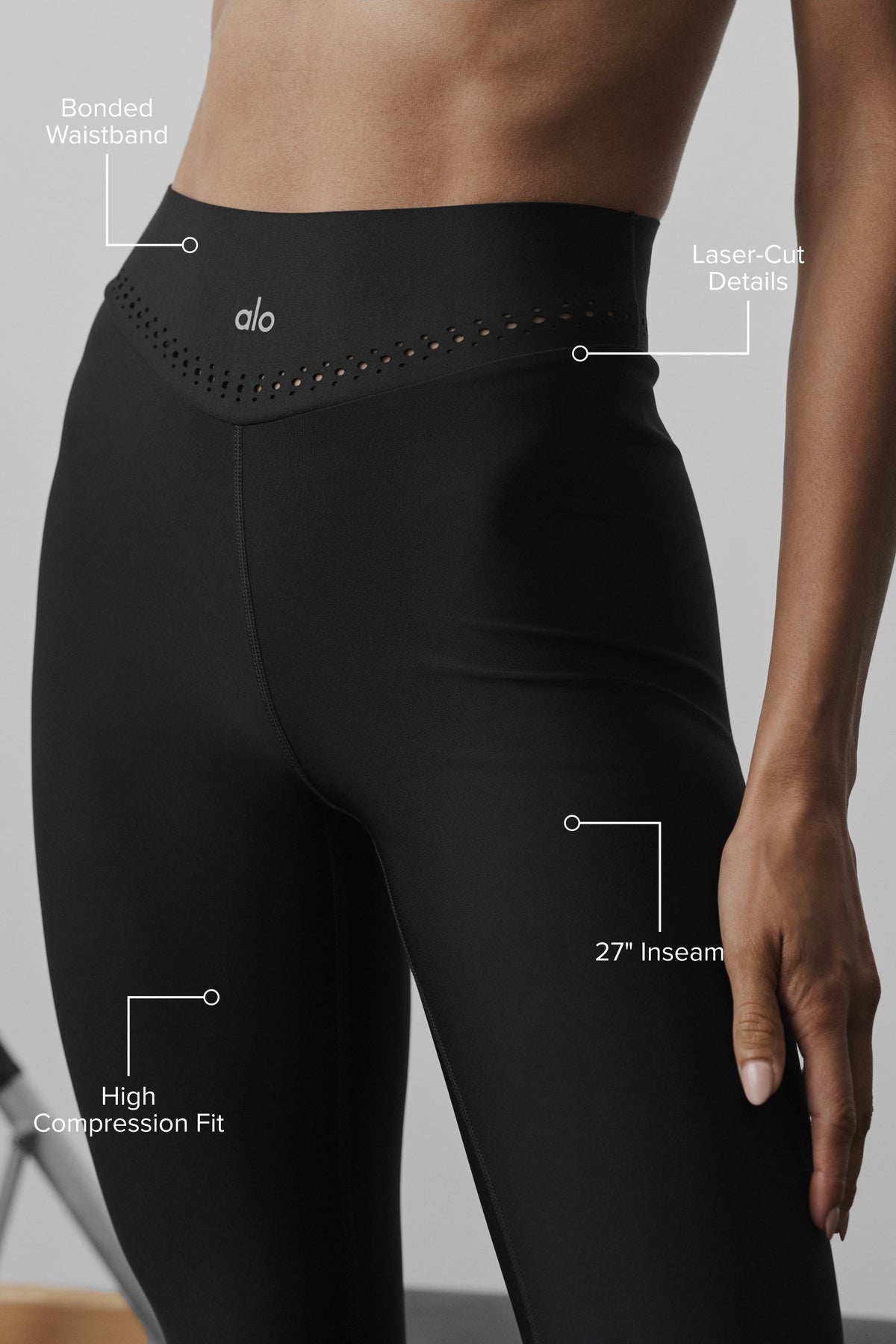 Legging taille haute Airlift Superstar - Noir