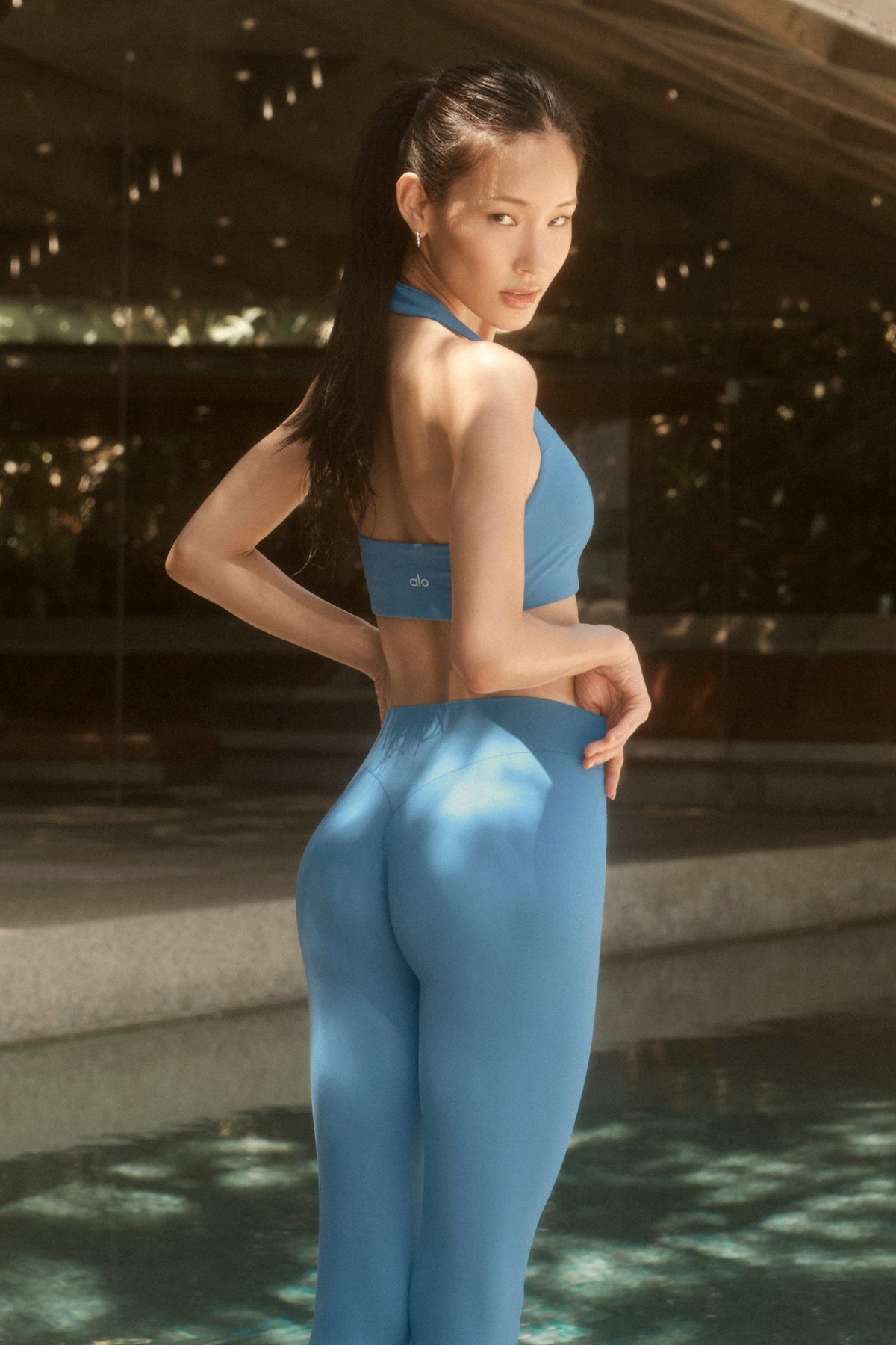 Legging 7/8 ALO Softsculpt Define - Bleu Californie