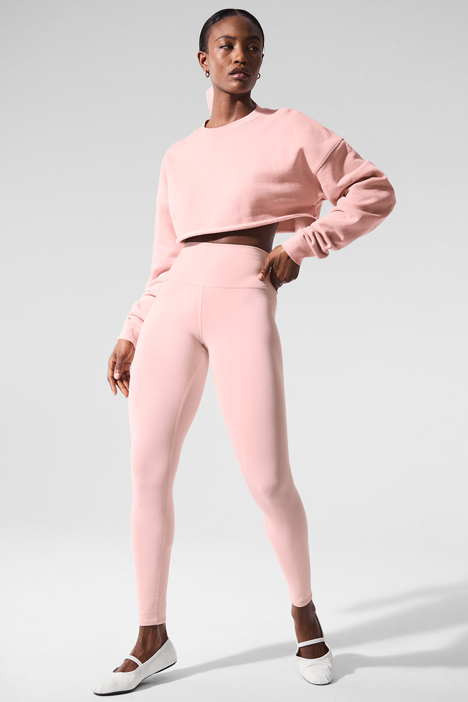 Legging taille haute Airbrush - Quartz rose