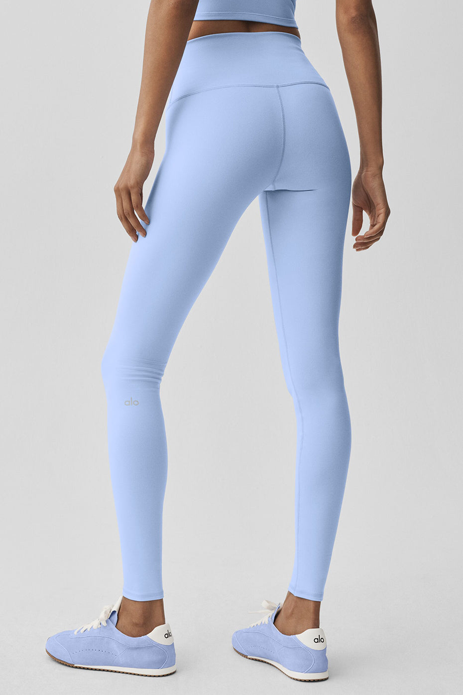 Legging taille haute Airbrush - Bleu Provence clair