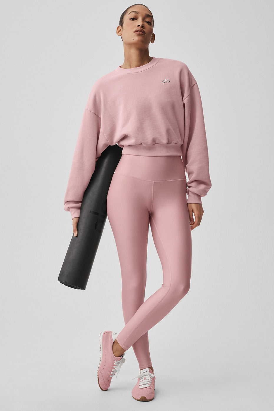 Legging taille haute Airlift - Rose vintage