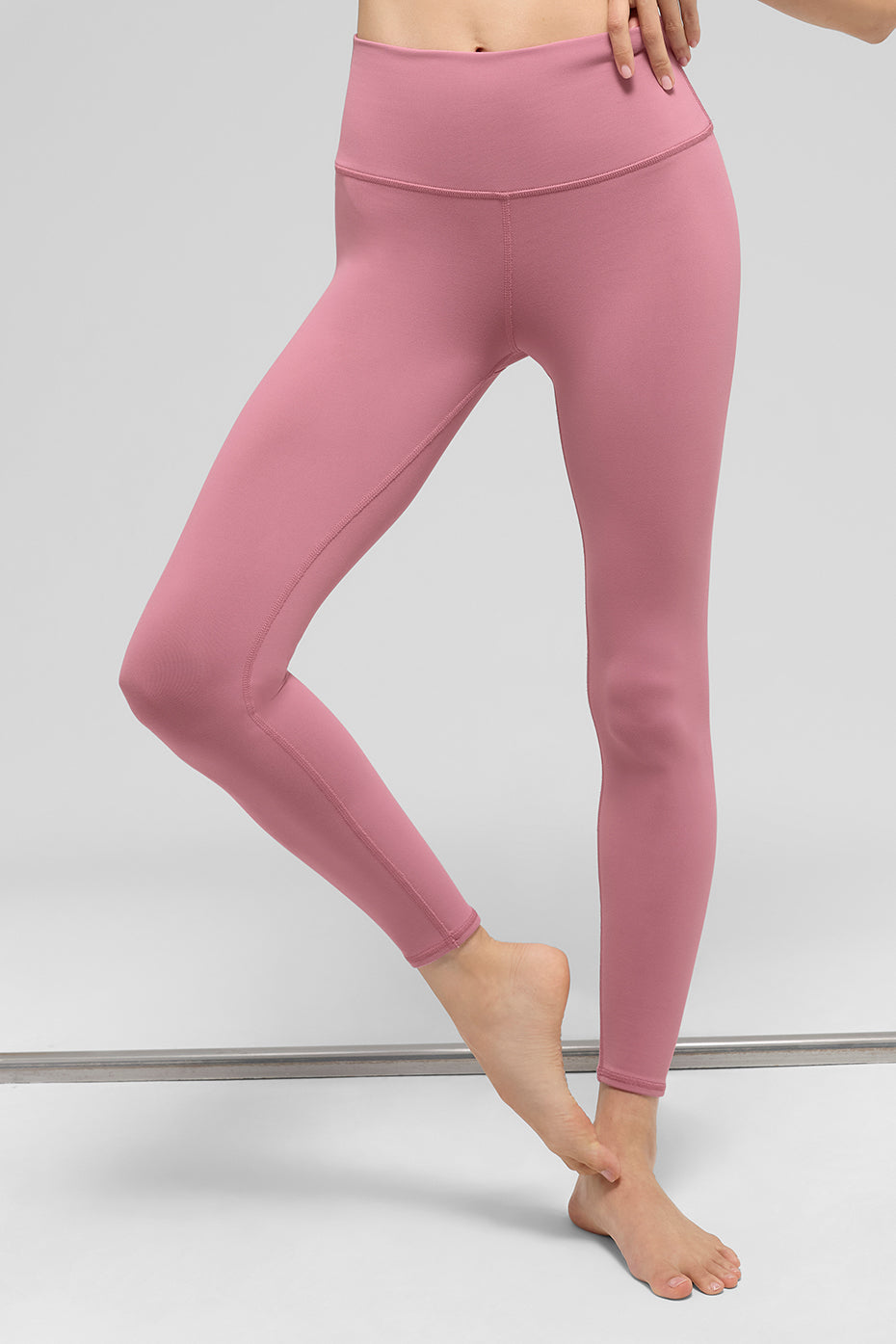 Legging 7/8 taille haute Airbrush - Rose sauvage