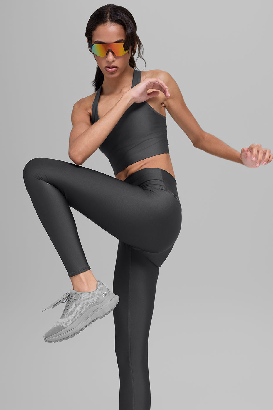 Legging 7/8 taille haute Airlift - Anthracite