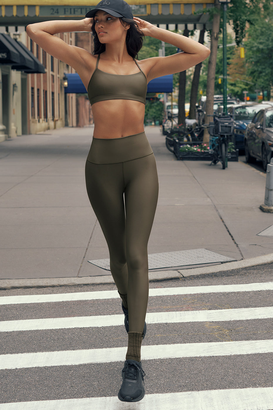 Legging 7/8 taille haute Airlift - Olivier