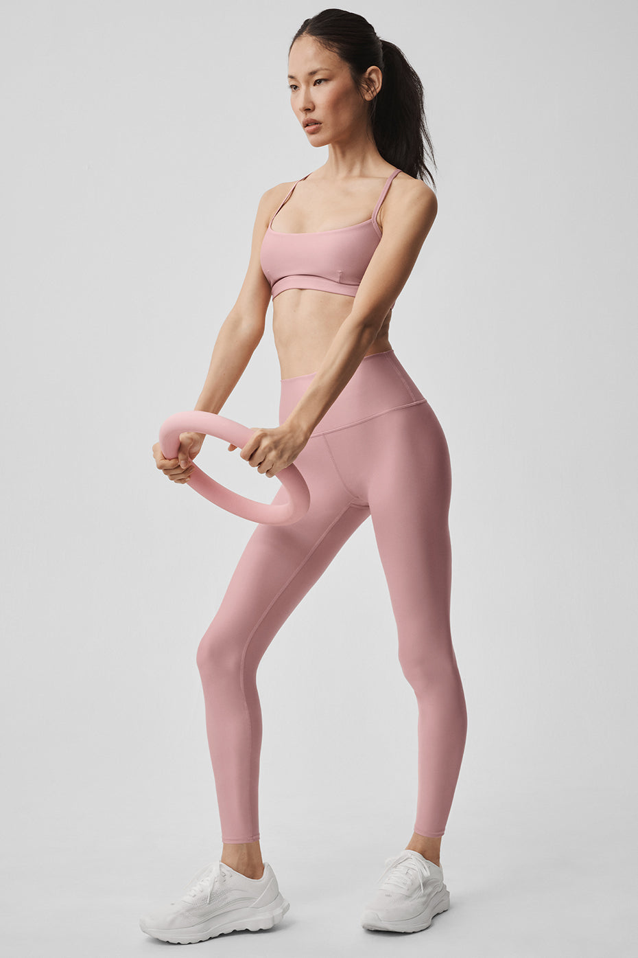 Legging 7/8 taille haute Airlift - Rose vintage