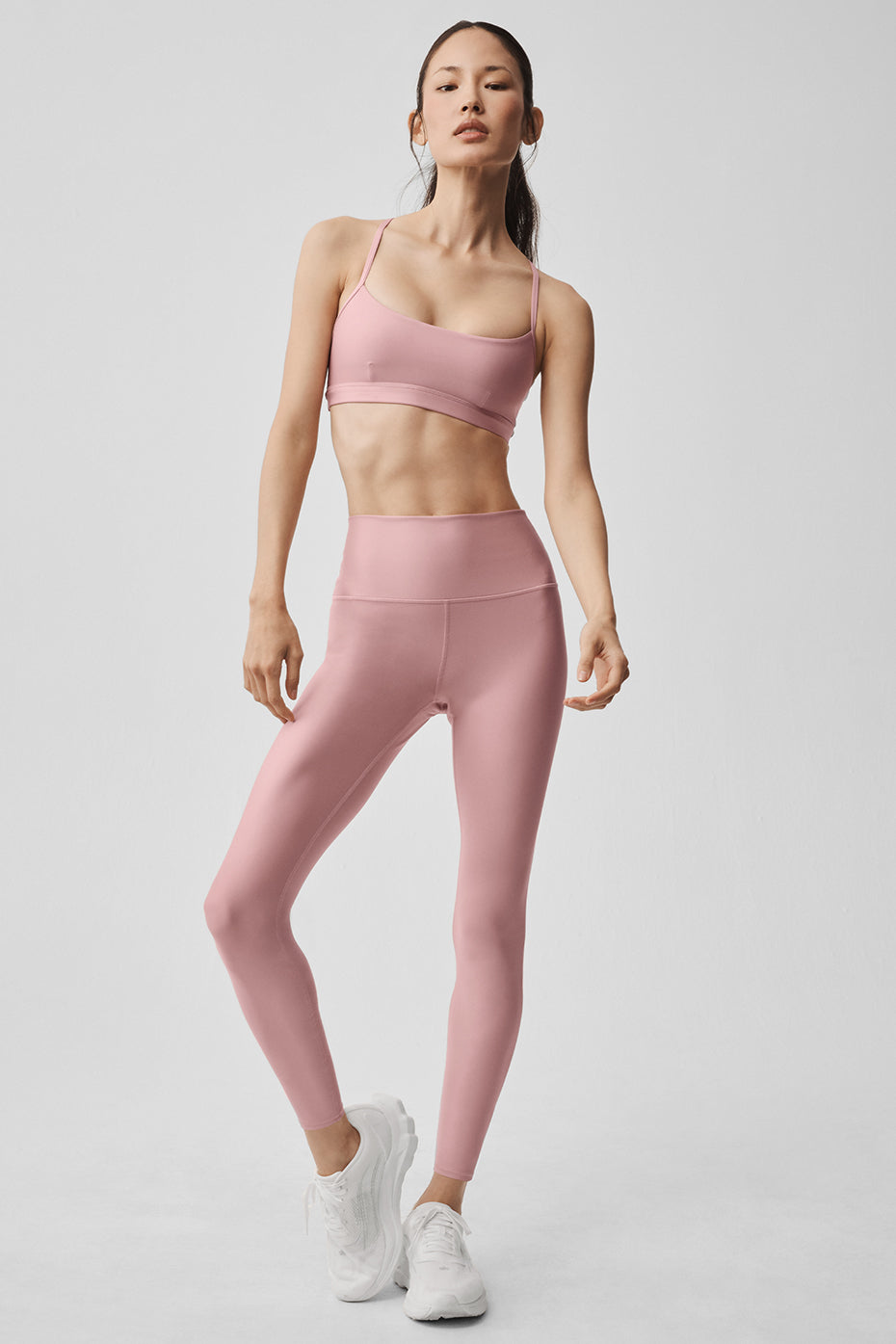 Legging 7/8 taille haute Airlift - Rose vintage