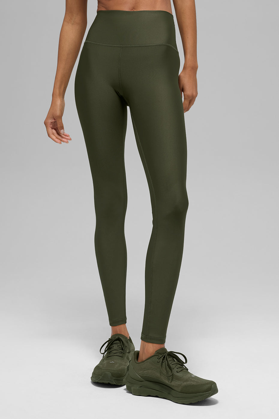 Legging 7/8 taille haute Airlift - Olive verte
